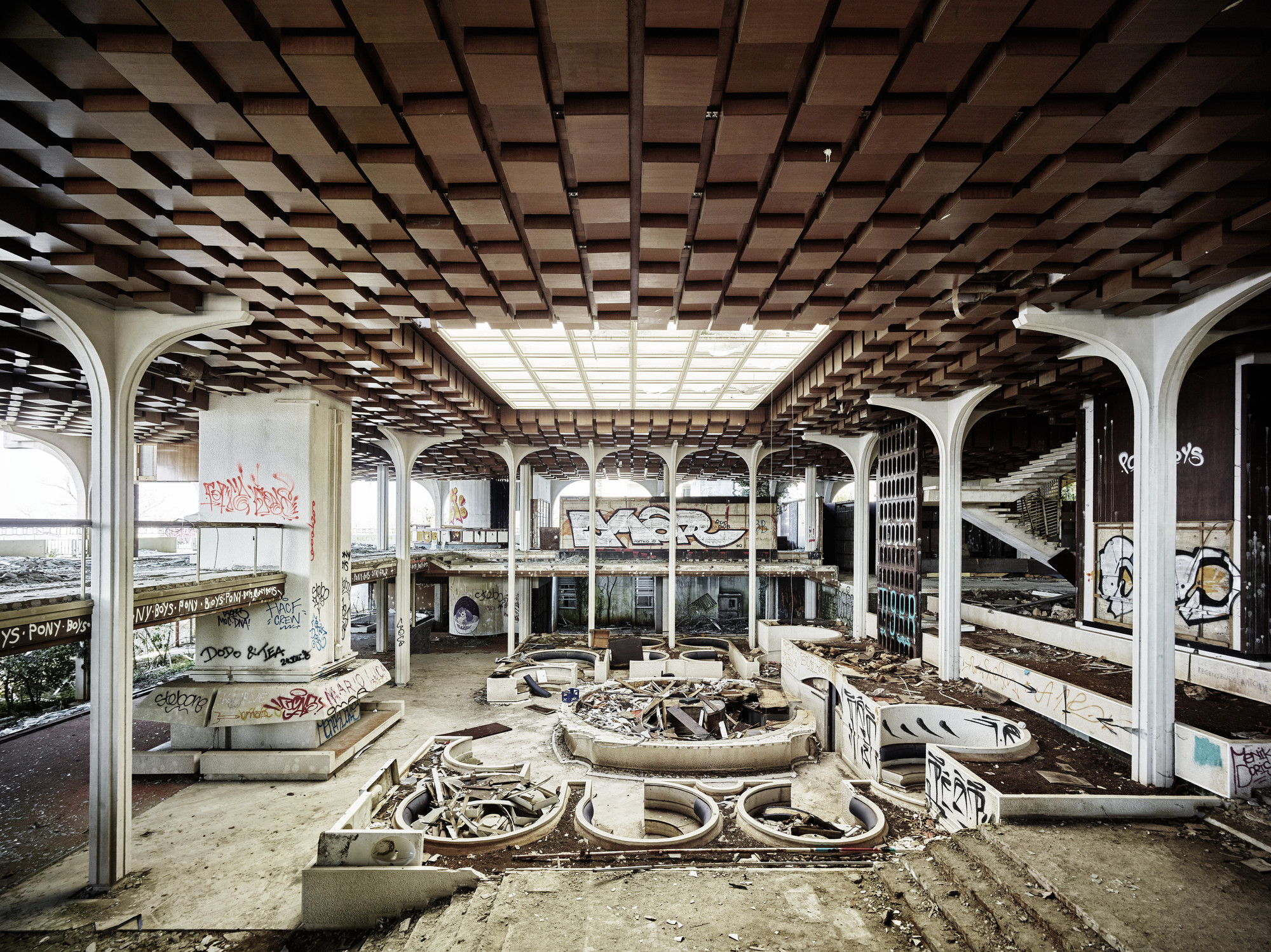Valentin Jeck, Boris Magaš. Haludovo Hotel complex, Malinska, Krk, Croatia