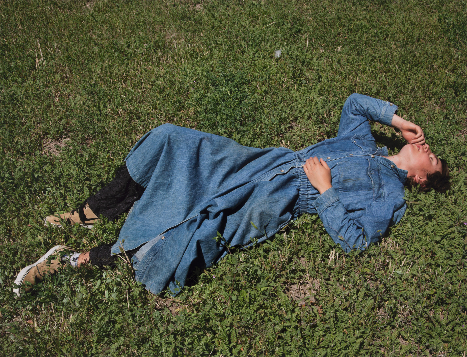 Sam Contis. Denim Dress. 2014