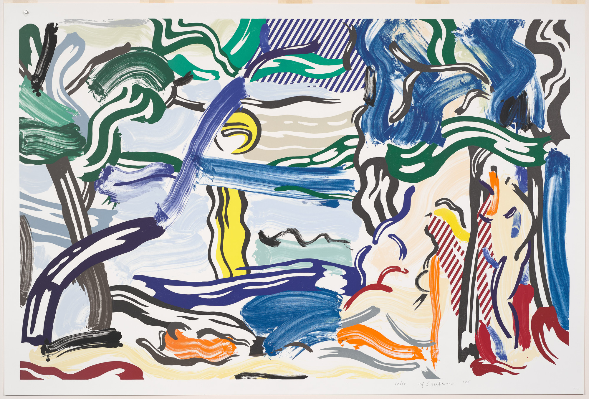 Roy Lichtenstein. Moonscape