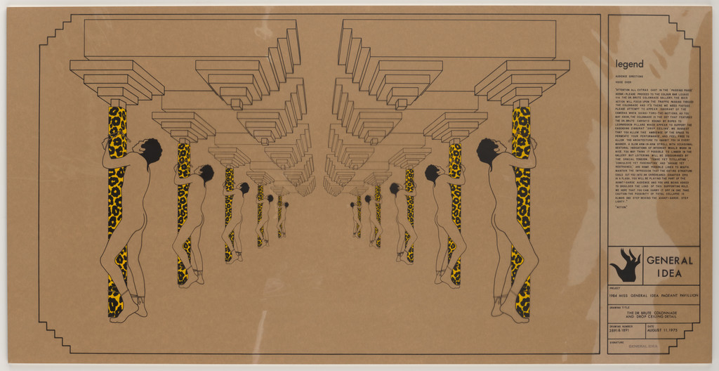 The Dr. Brute Colonnade and Drop Ceiling Detail