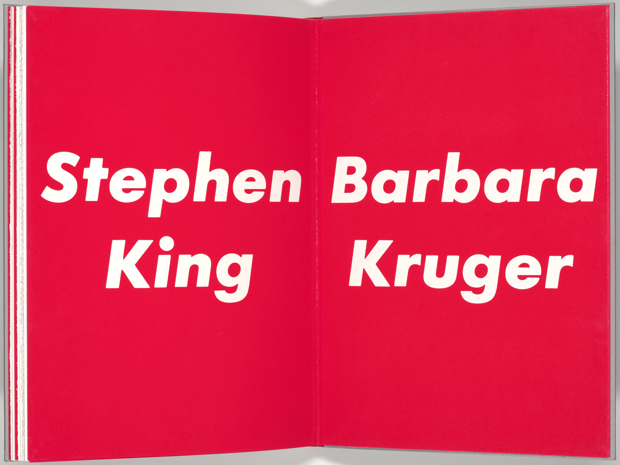 Barbara Kruger. Double page plate (folios 31 verso and 32) from My Pretty Pony