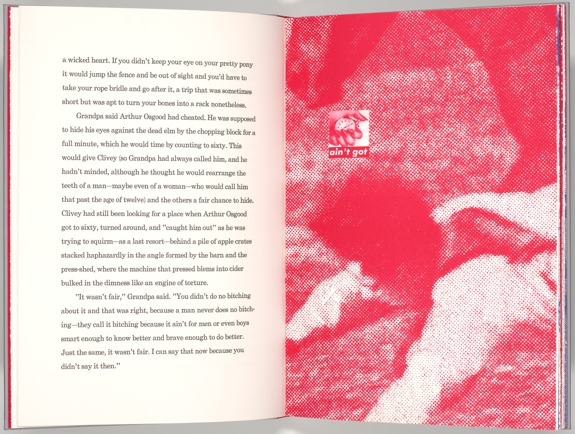 Barbara Kruger. Plate (folio 6) from My Pretty Pony