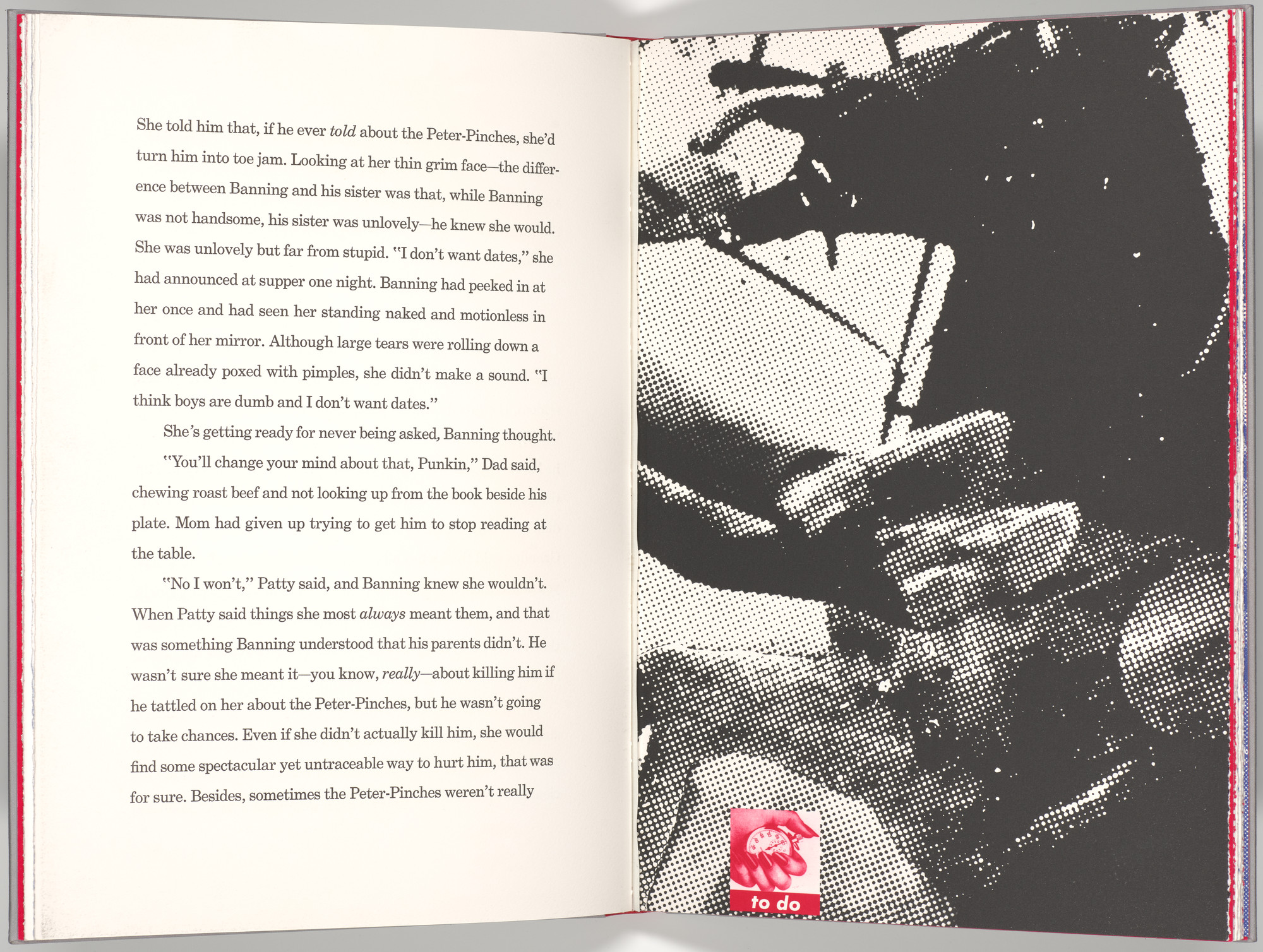 Barbara Kruger. Plate (folio 12) from My Pretty Pony