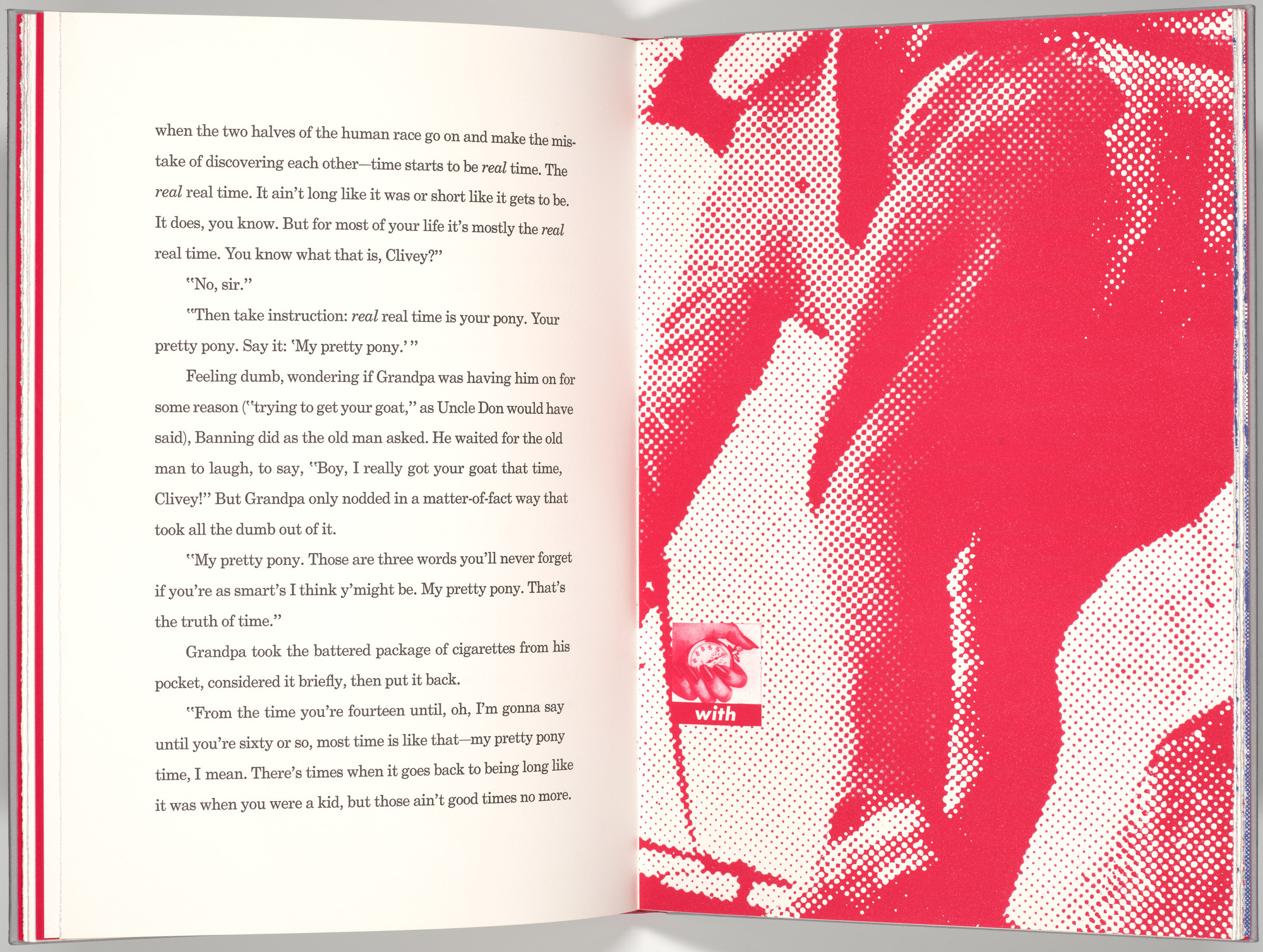 Barbara Kruger. Plate (folio 17) from My Pretty Pony