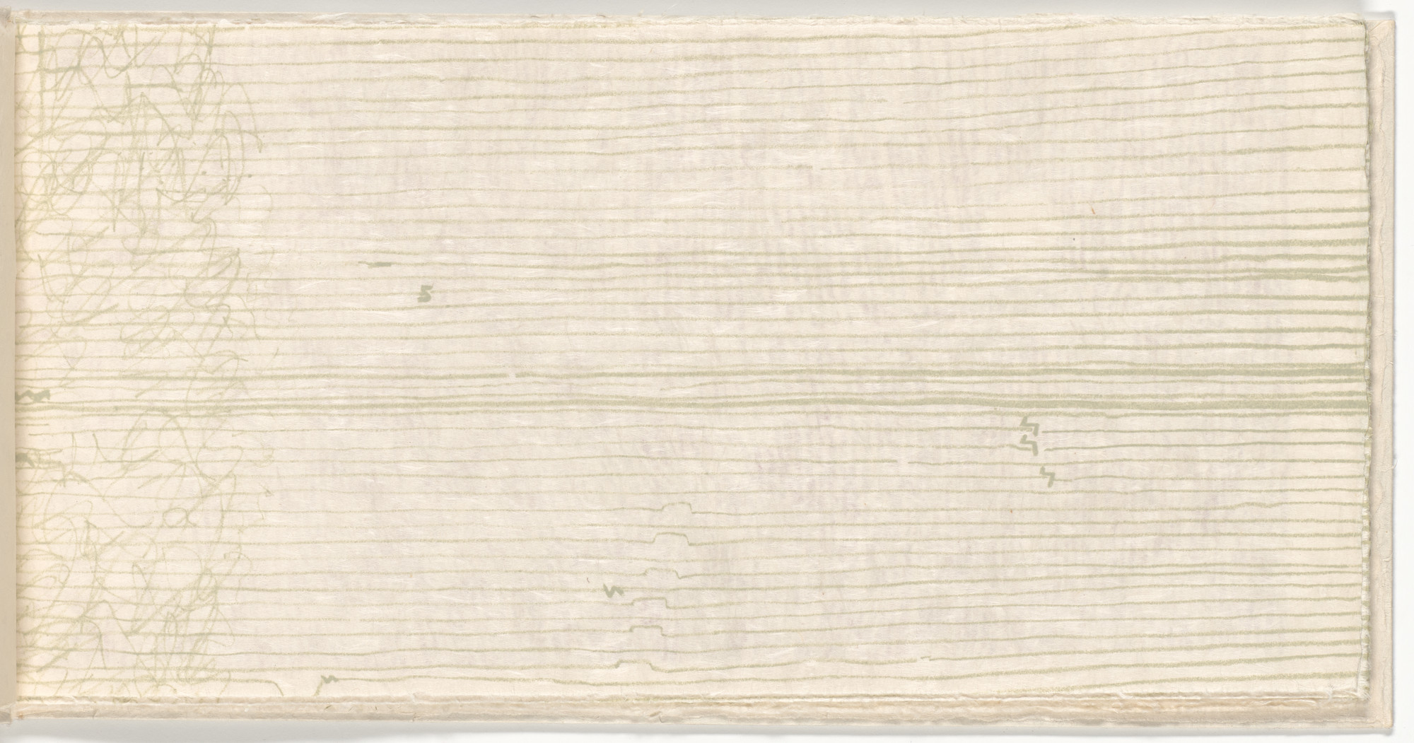 Gego (Gertrud Goldschmidt). Lines I (folio 3) from Lines. 1966