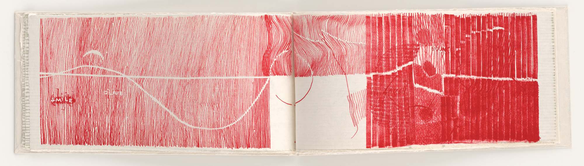 Gego (Gertrud Goldschmidt). Lines XI (folio 8) from Lines. 1966