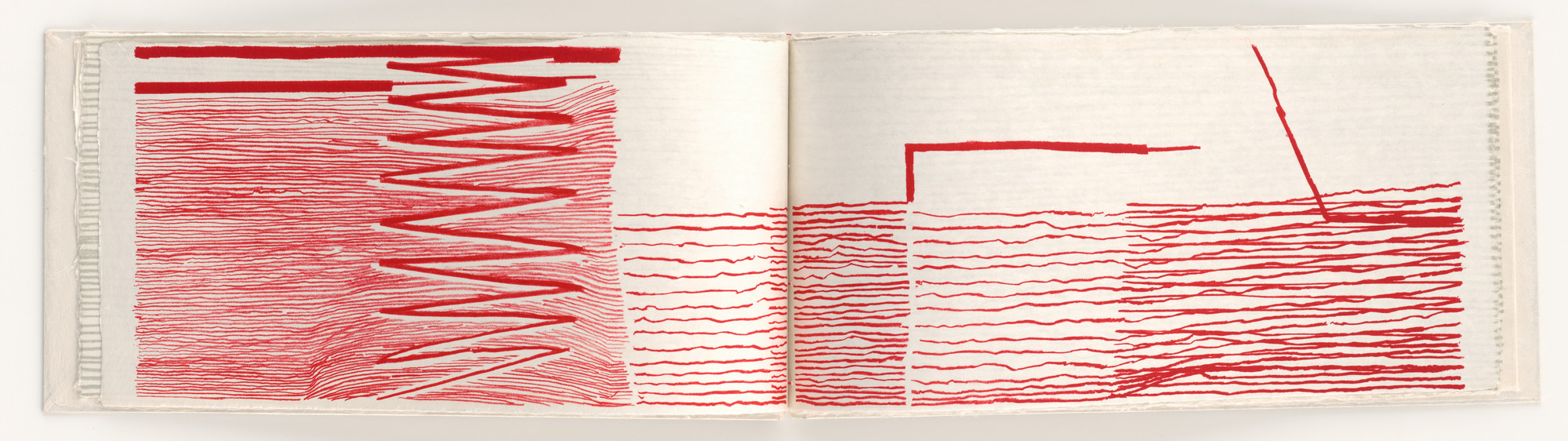 Gego (Gertrud Goldschmidt). Lines VII (folio 6) from Lines. 1966