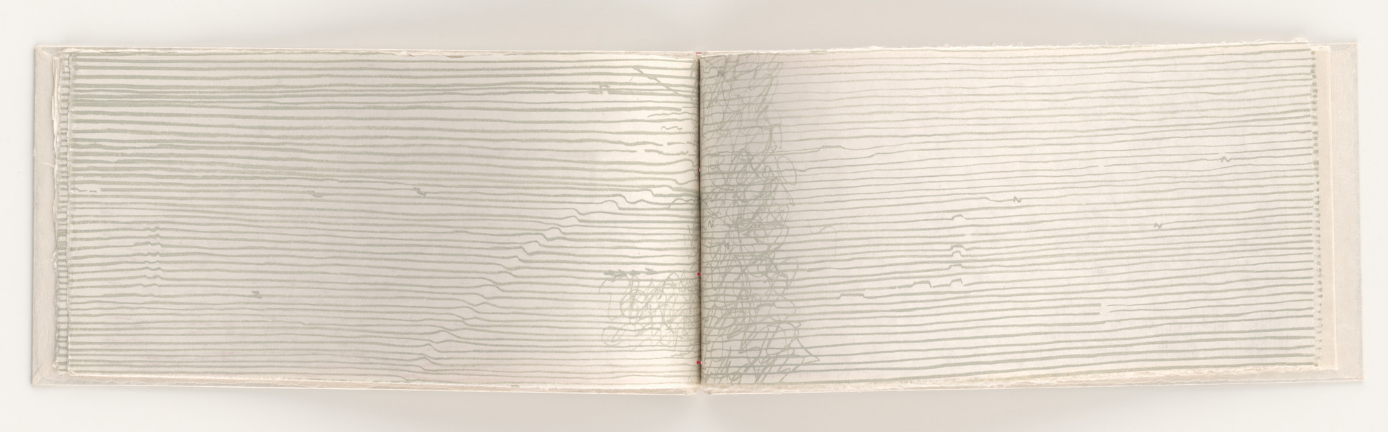 Gego (Gertrud Goldschmidt). Lines IX (folio 7) from Lines. 1966