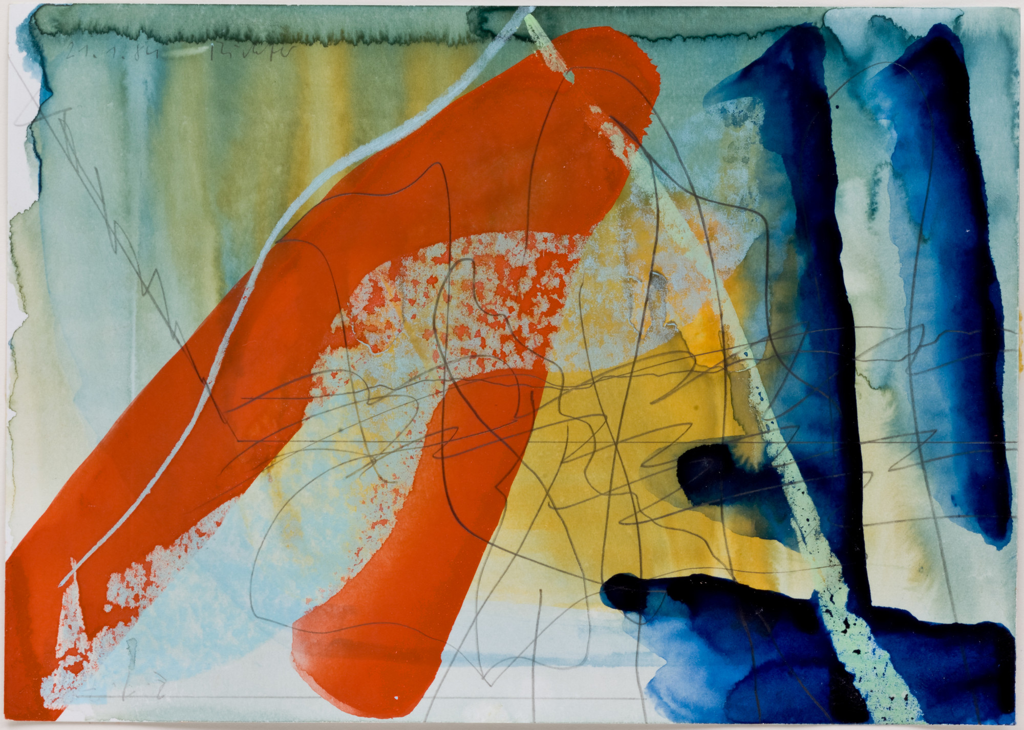 Gerhard Richter. G.A.3 (21.1.84)
