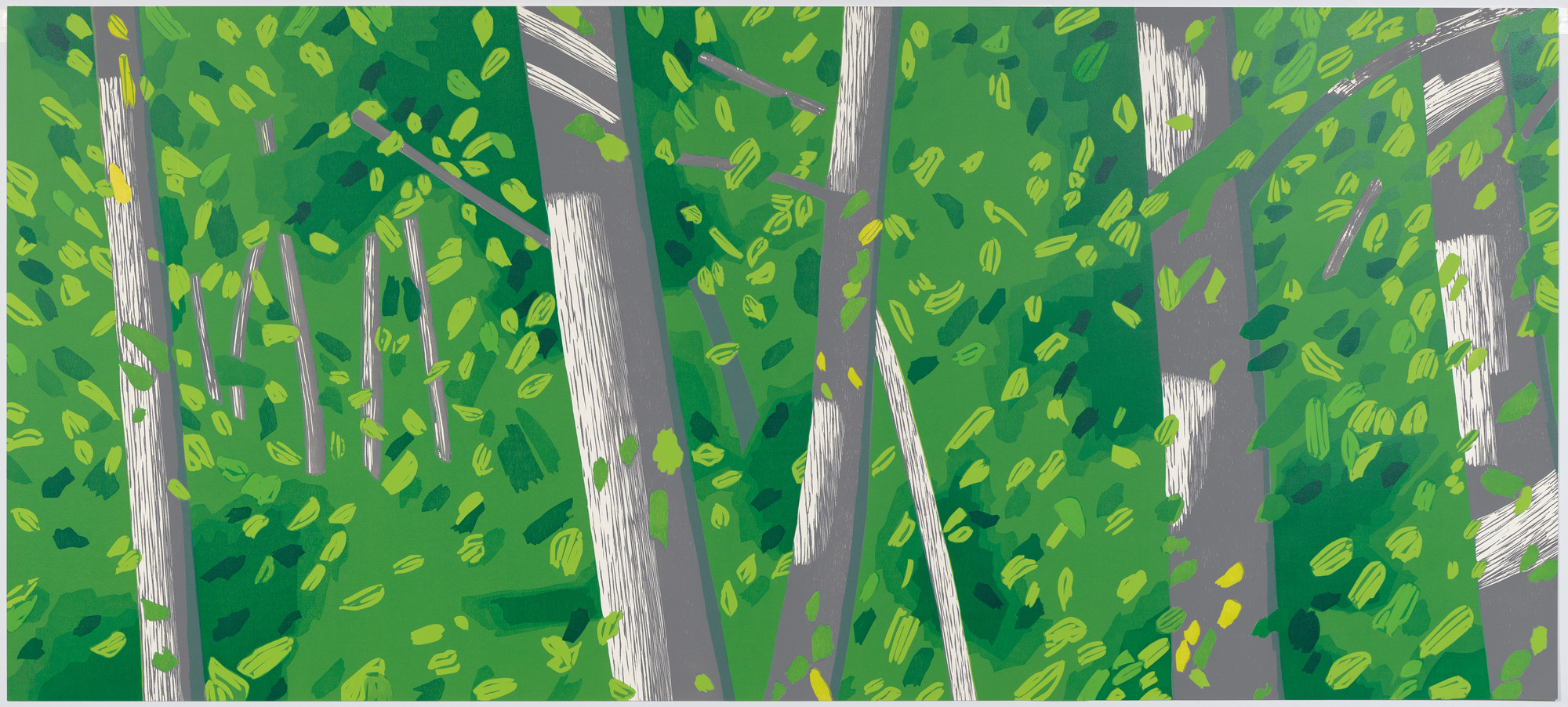 Alex Katz. Forest. 2009 | MoMA