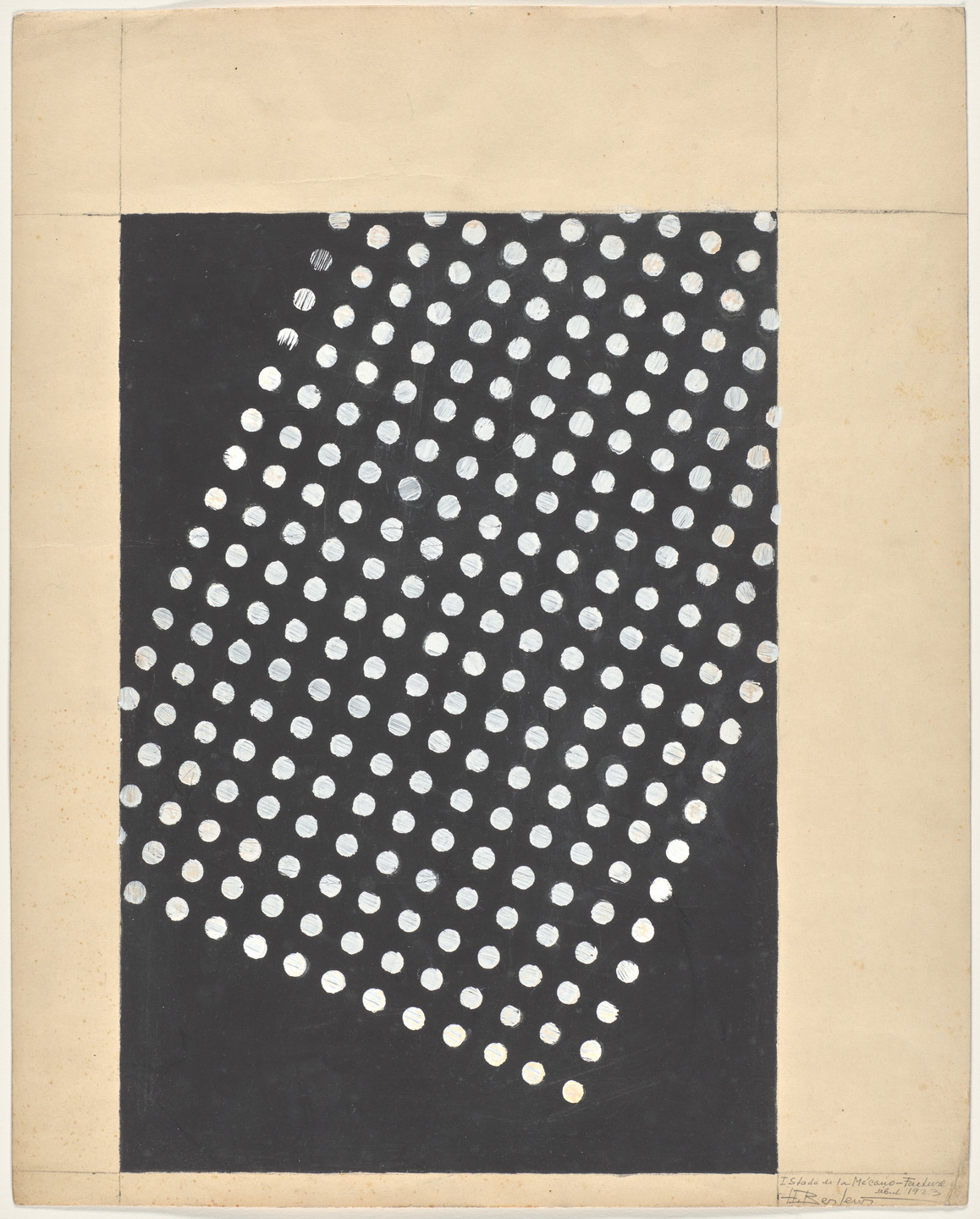 Henryk Berlewi. First State of the Mechano-Faktura (I Stade de la Mécano-Facture). 1923