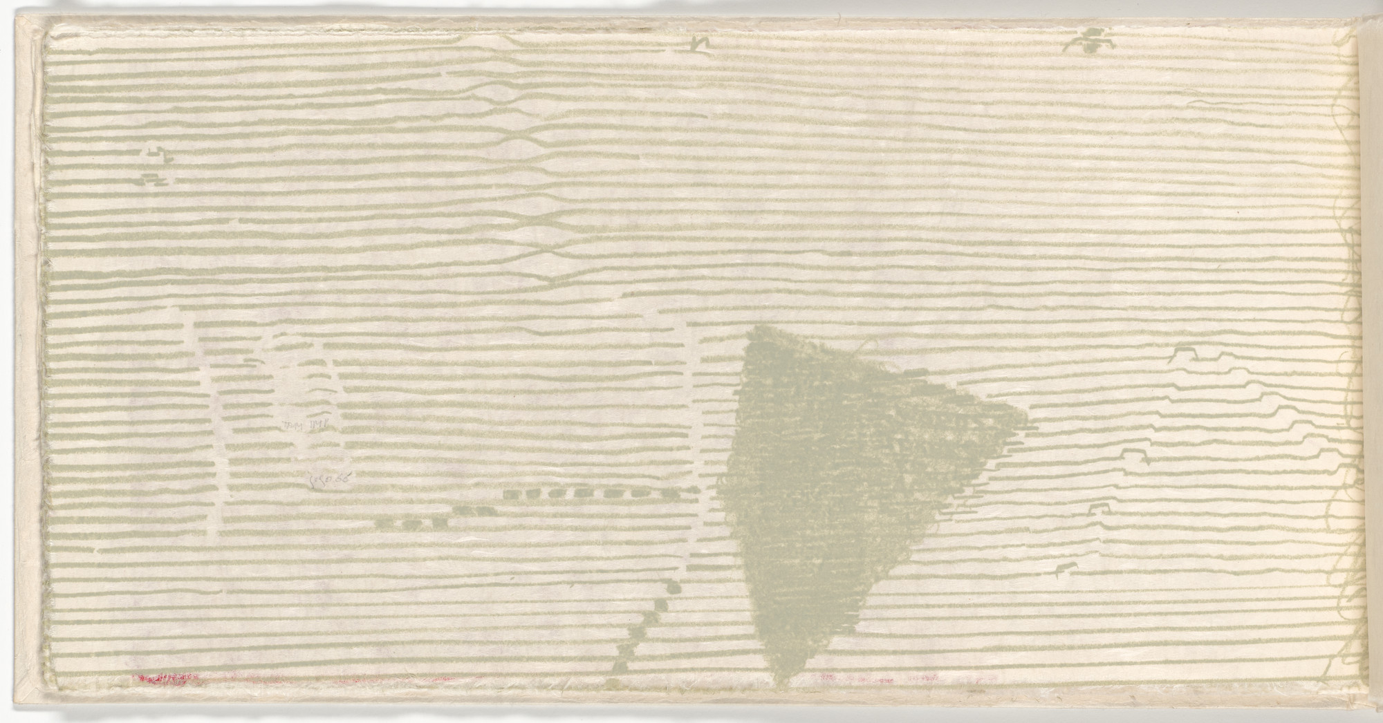 Gego (Gertrud Goldschmidt). Lines XII (folio 8 verso) from Lines