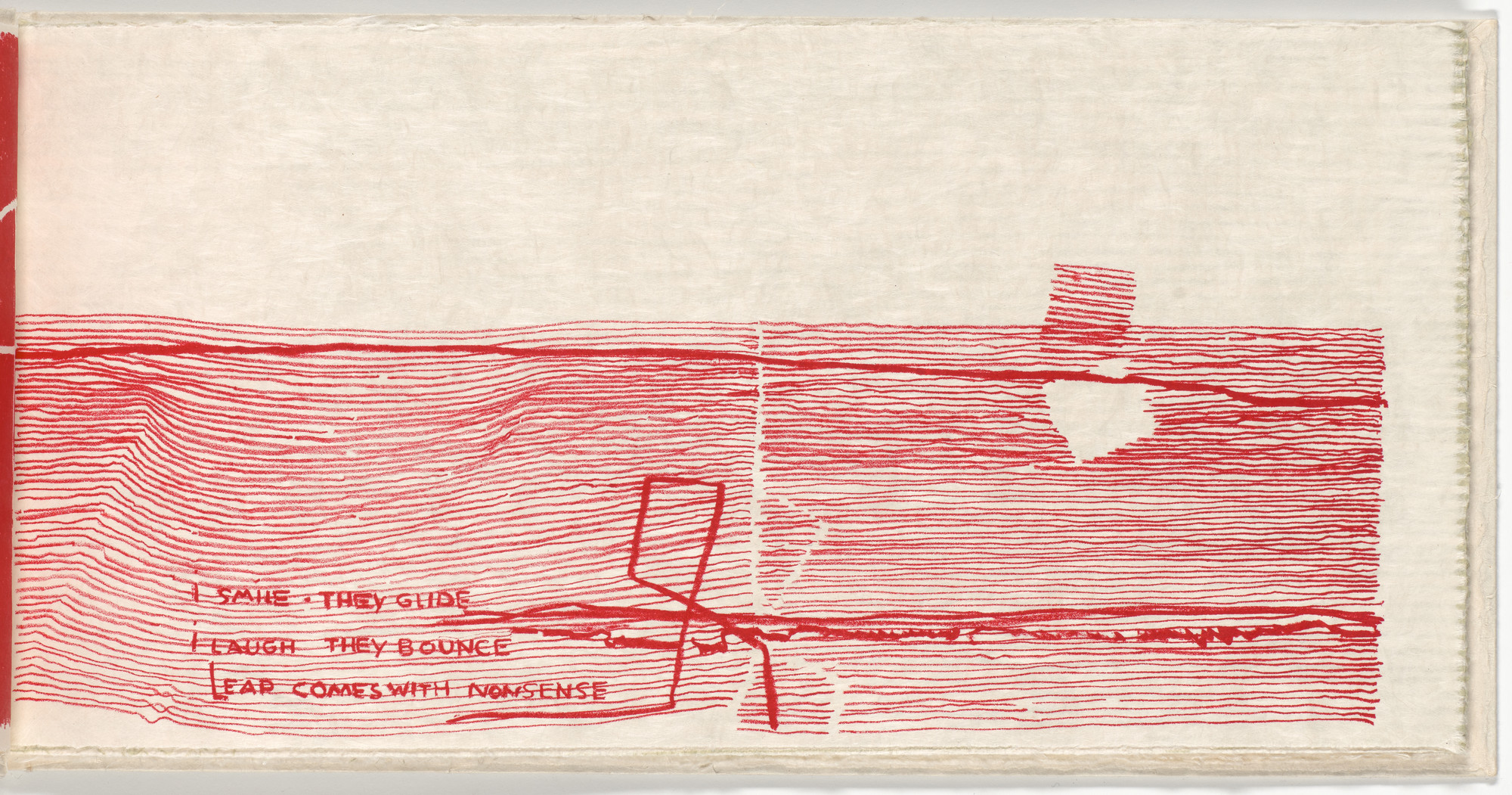 Gego (Gertrud Goldschmidt). Lines III (folio 4) from Lines. 1966