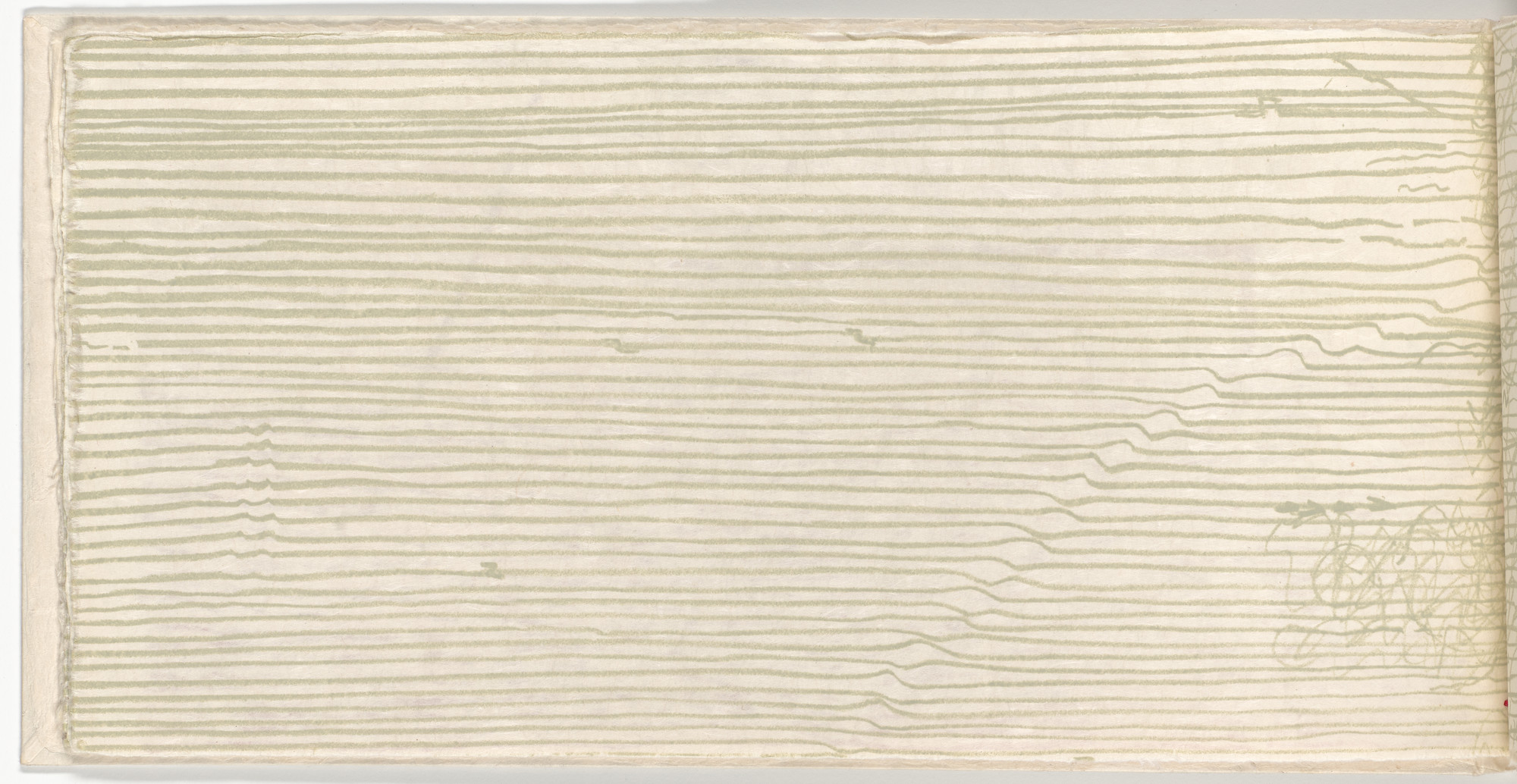 Gego (Gertrud Goldschmidt). Lines VIII (folio 6 verso) from Lines