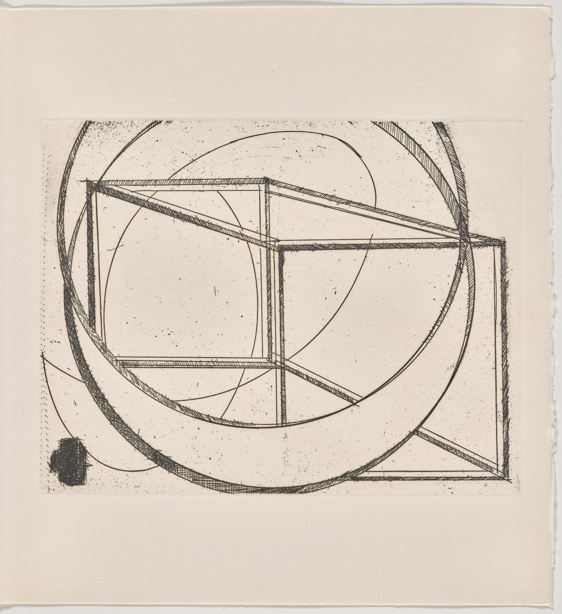 Al Held. Plate (page 21) from Der Philosoph (The Philosopher)