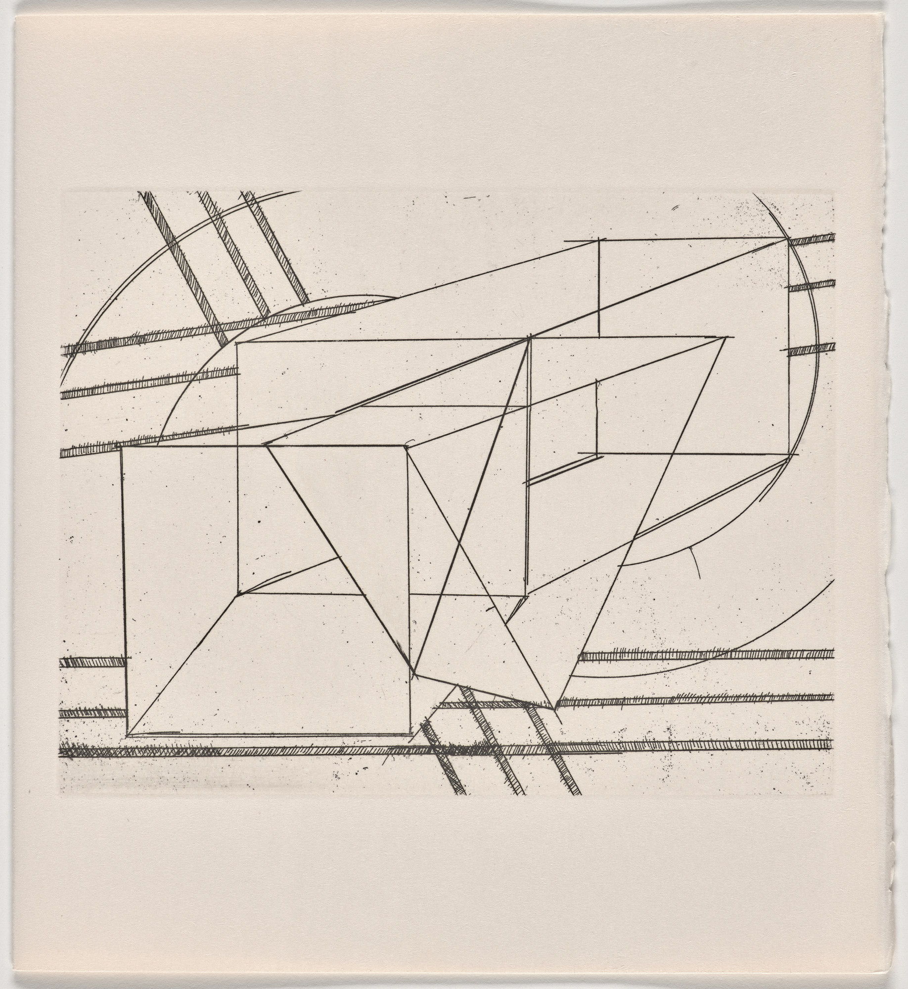 Al Held. Plate (page 27) from Der Philosoph (The Philosopher)