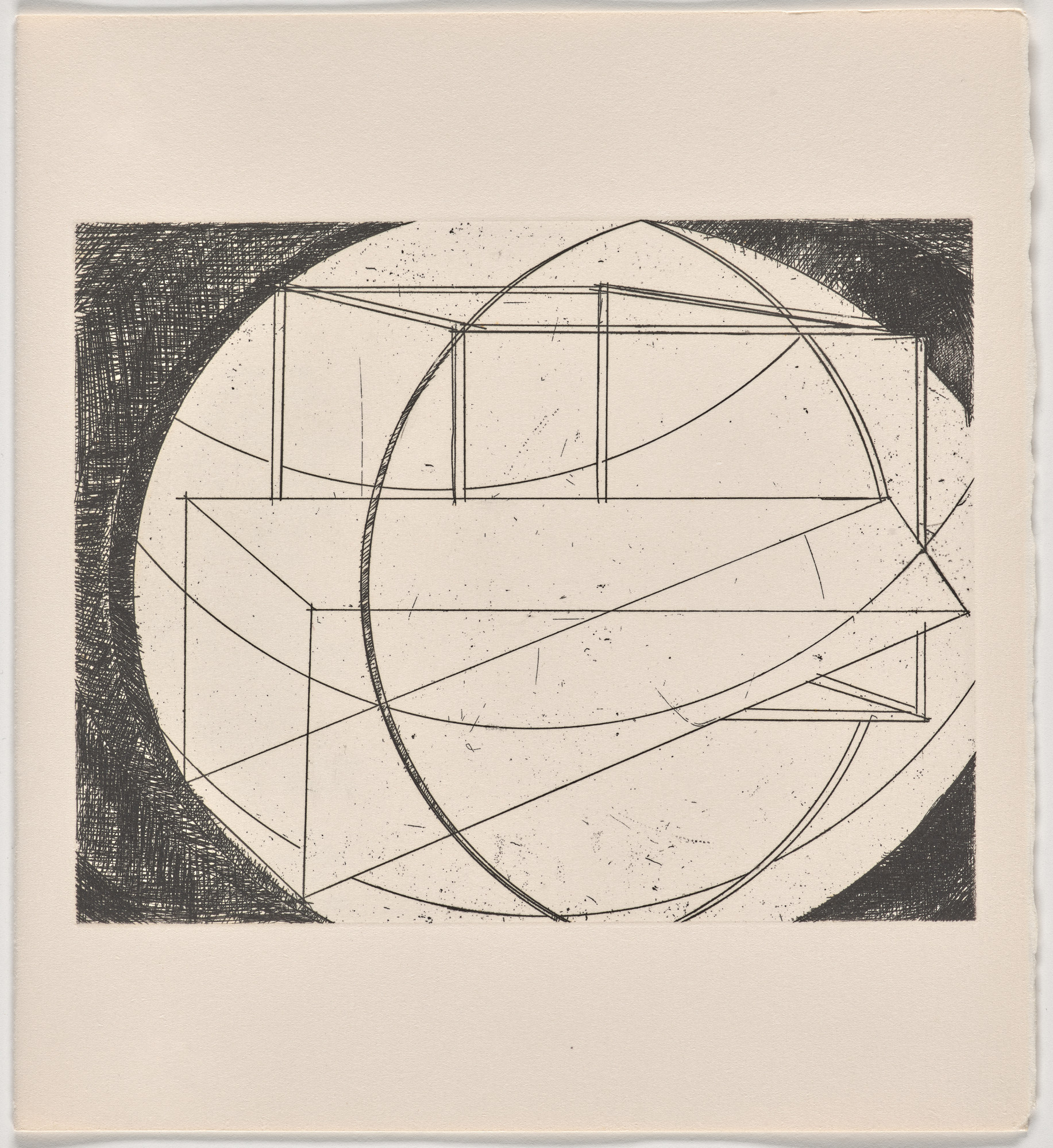Al Held. Plate (page 33) from Der Philosoph (The Philosopher)