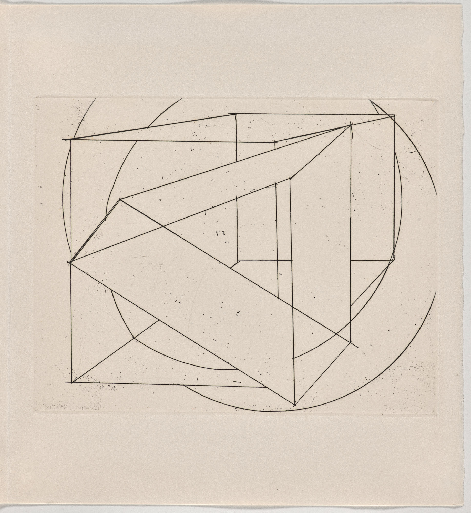 Al Held. Plate (page 37) from Der Philosoph (The Philosopher)