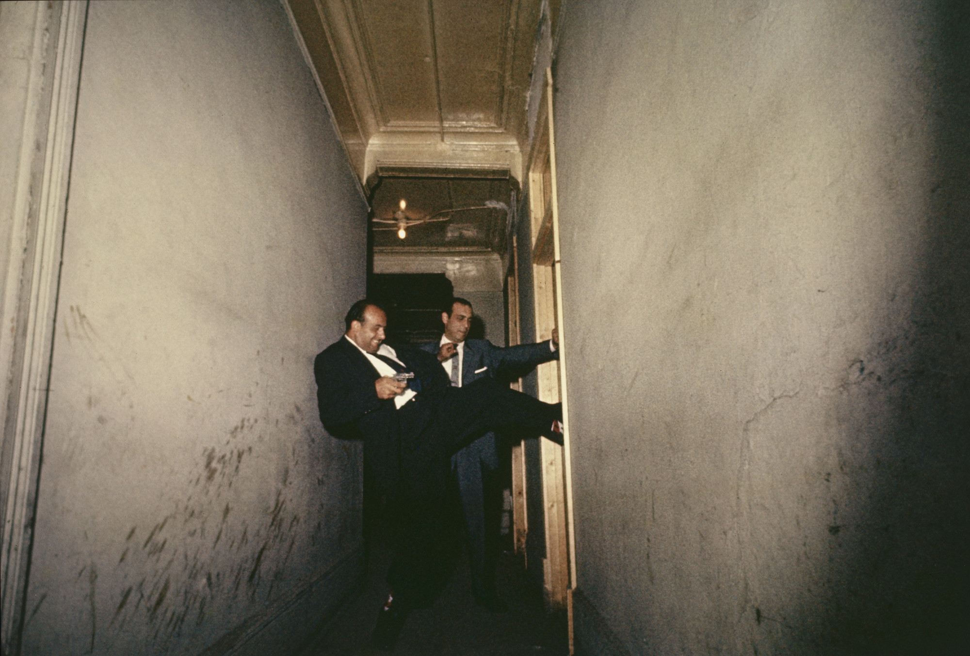 Gordon Parks. Raiding Detectives, Chicago, Illinois. 1957