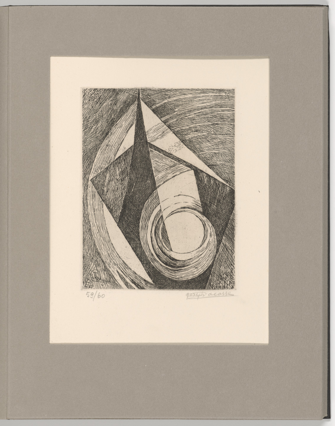 Joseph Lacasse. Plate 11 from Futurists, Abstractionists, Dadaists: the Forerunners of the Avant-Garde, vol. I. 1962