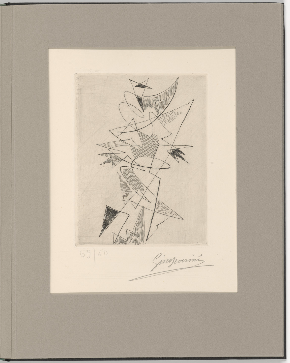 Gino Severini. Plate 19 from Futurists, Abstractionists, Dadaists: the Forerunners of the Avant-Garde, vol. I. 1962