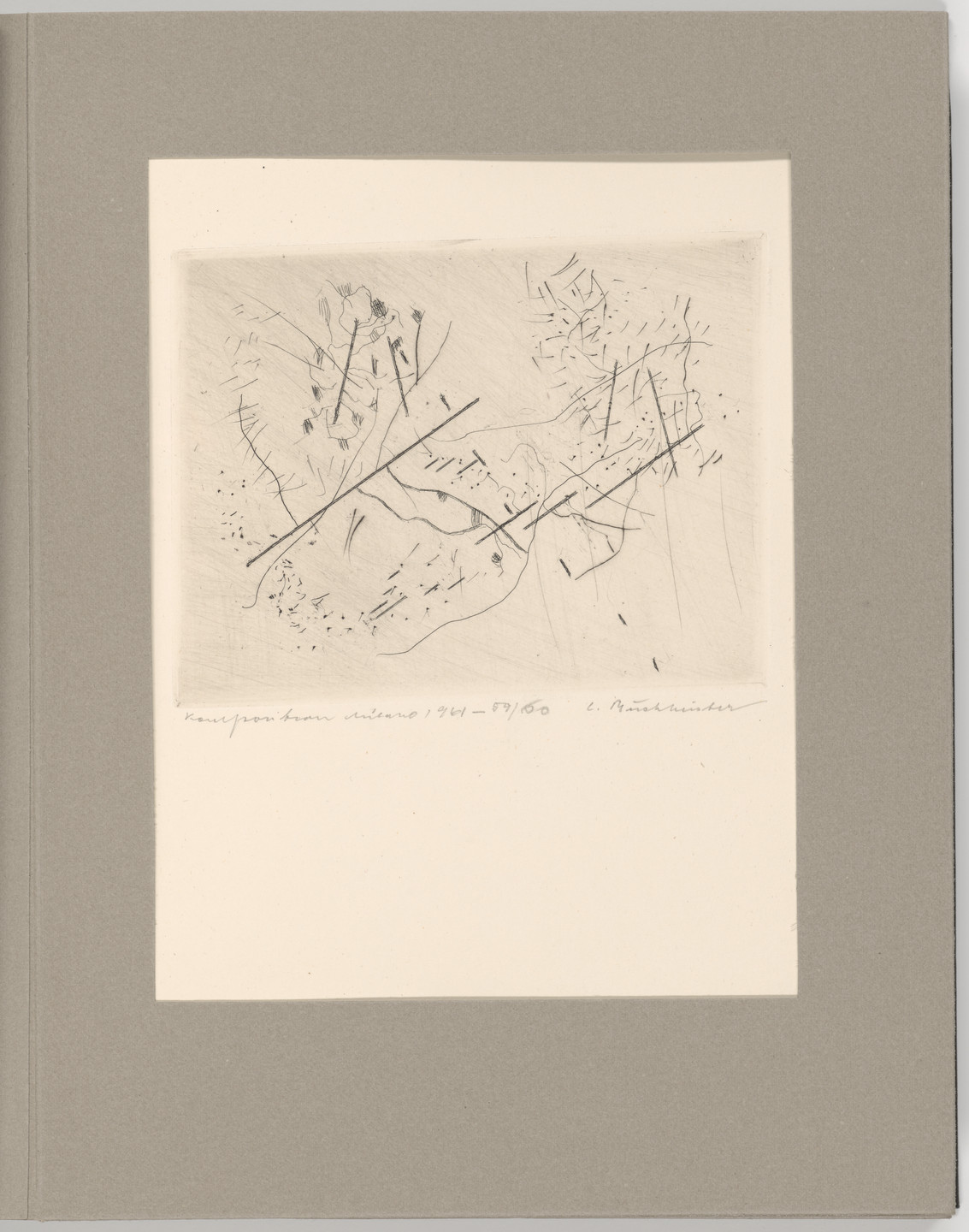 Carl Buchheister. Plate 3 from Futurists, Abstractionists, Dadaists: the Forerunners of the Avant-Garde, vol. I. 1961, published 1962