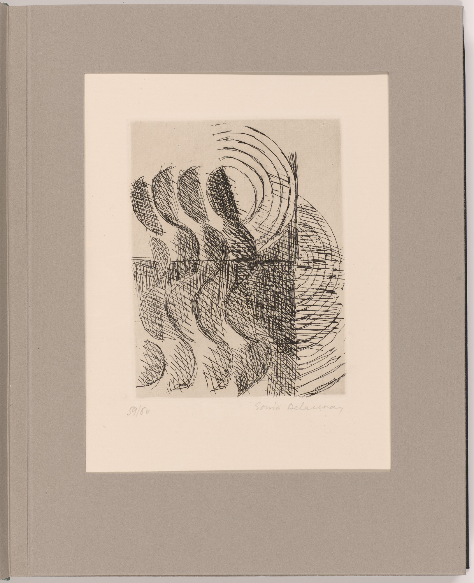Sonia Delaunay. Plate 5 from Futurists, Abstractionists, Dadaists: the Forerunners of the Avant-Garde , vol. I