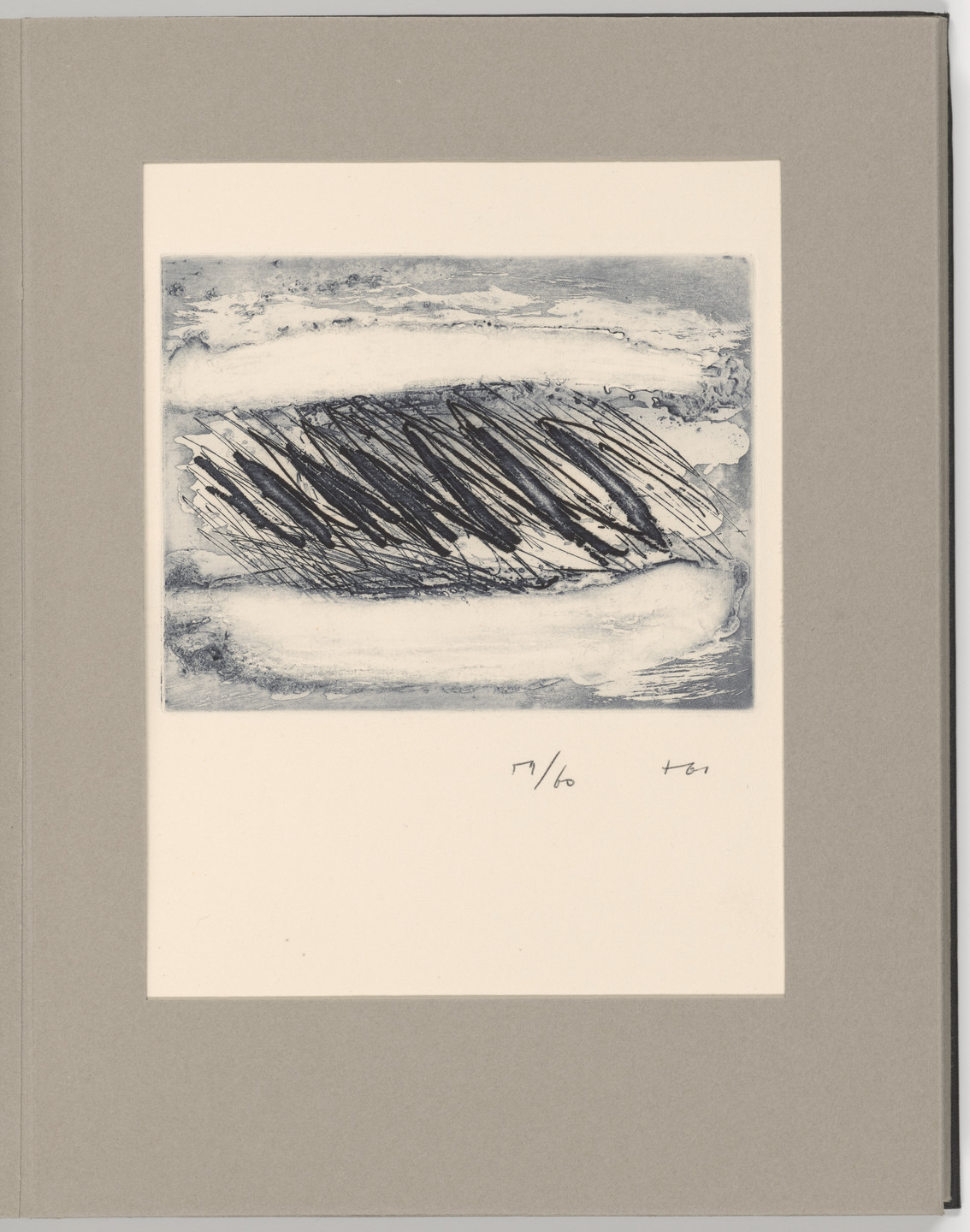 Jean Fautrier. Plate 7 from Futurists, Abstractionists, Dadaists: the Forerunners of the Avant-Garde, vol. I. 1962