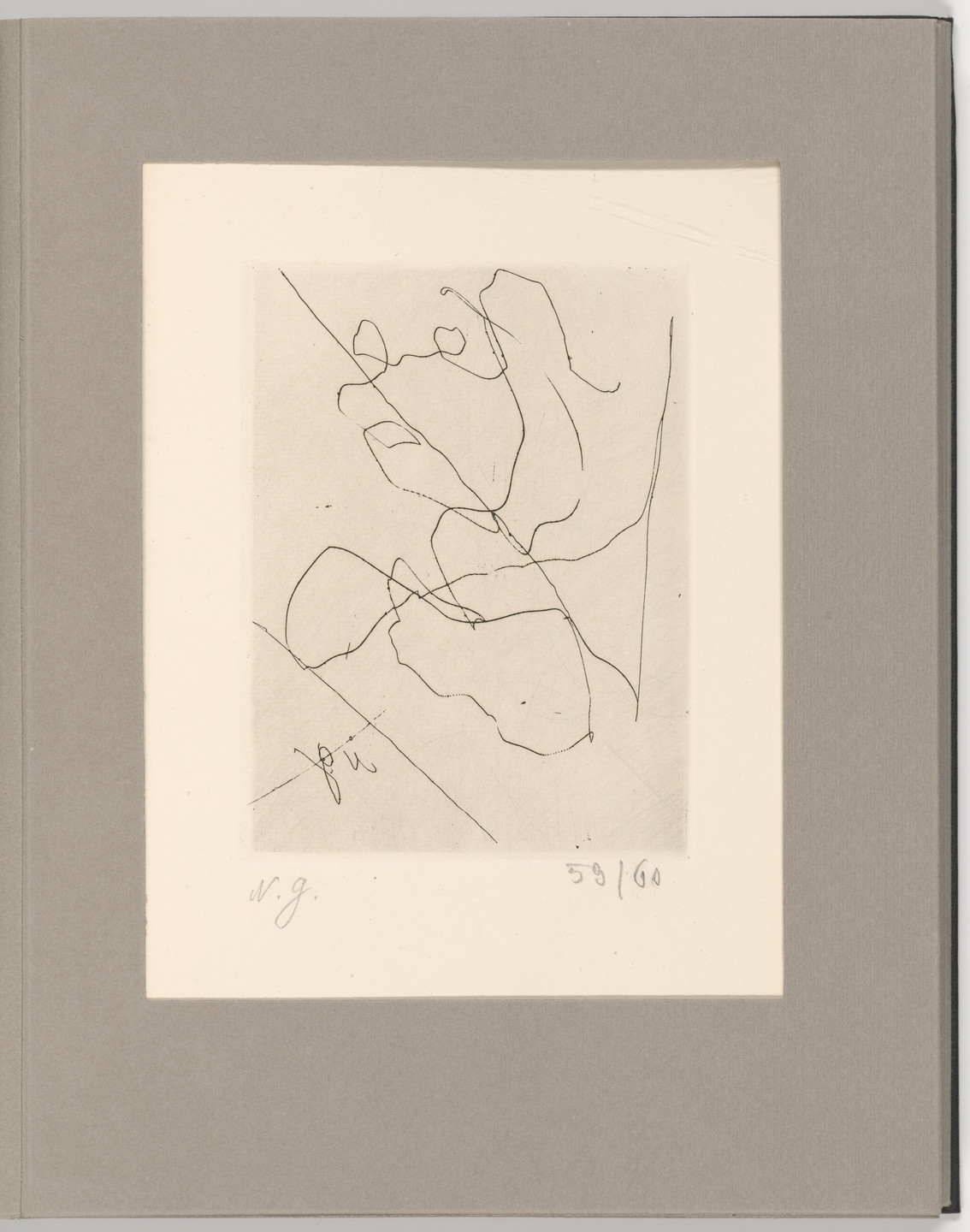 Natalia Goncharova. Plate 8 from Futurists, Abstractionists, Dadaists: the Forerunners of the Avant-Garde, vol. I. 1962
