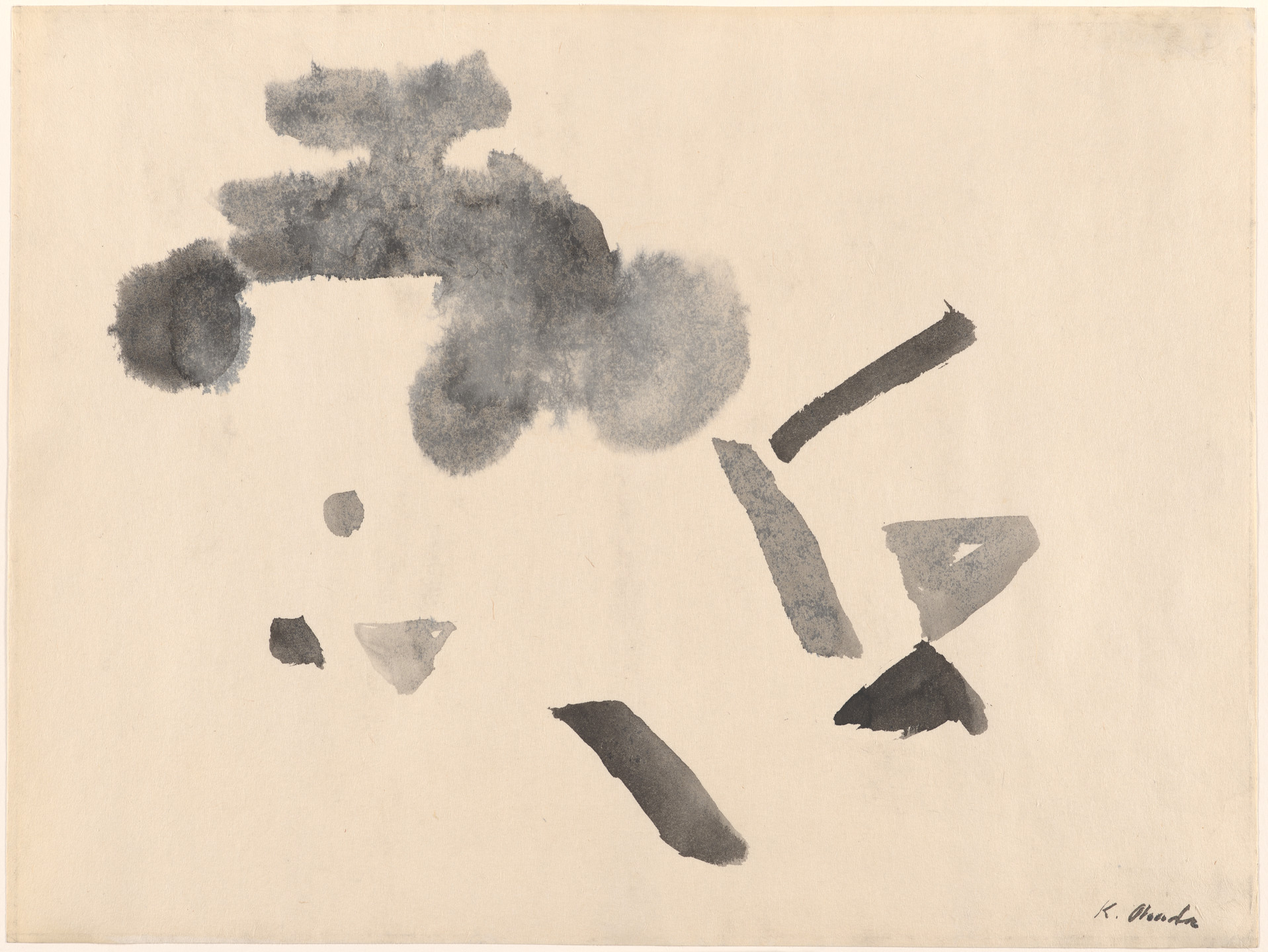 Kenzo Okada. Number 2A. 1957