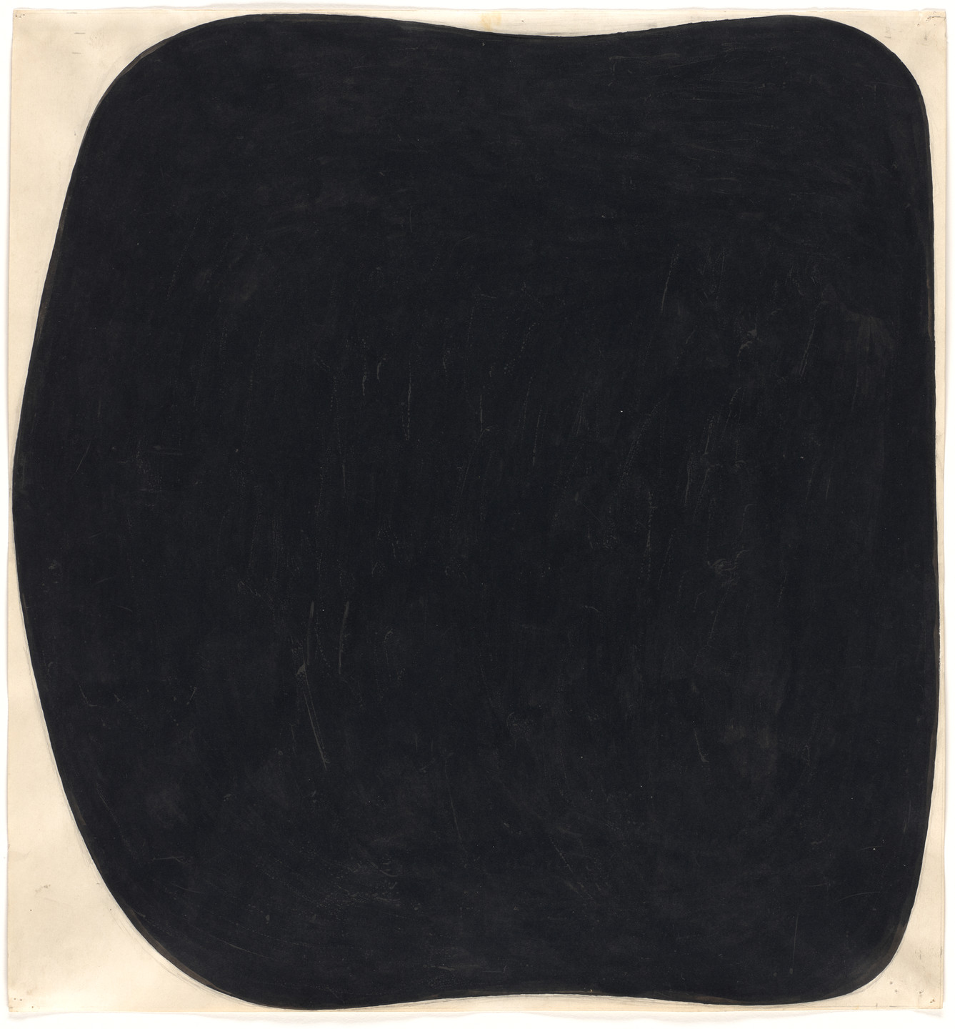Ellsworth Kelly. Study for Black Ripe. 1954