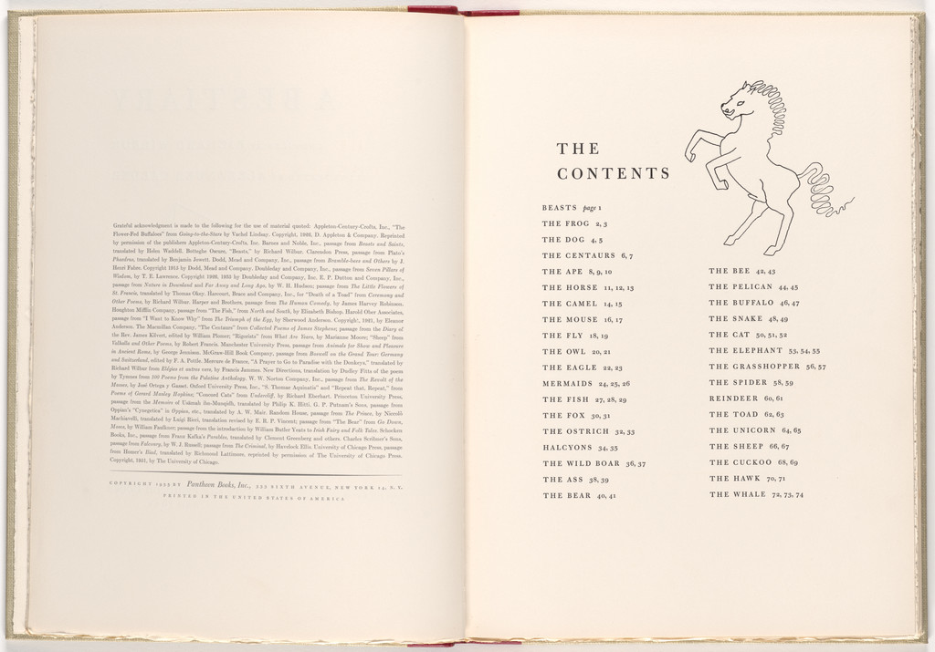 In-text plate (folio 4) from A Bestiary