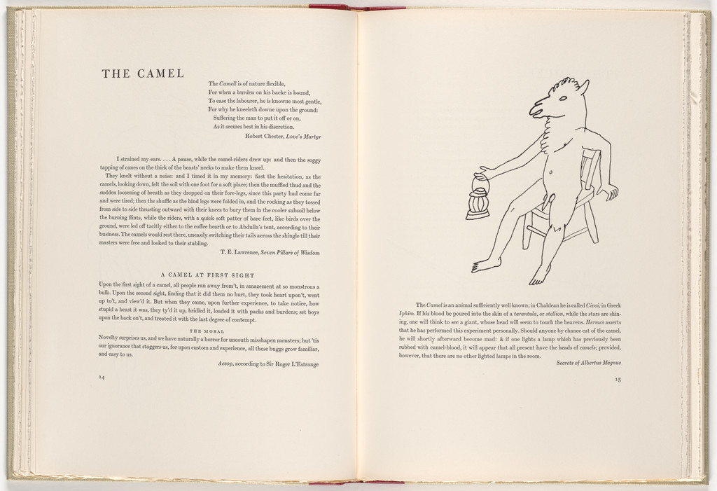 In-text plate (page 15) from A Bestiary