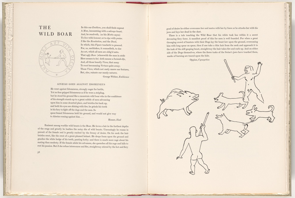 In-text plate (page 36) from A Bestiary