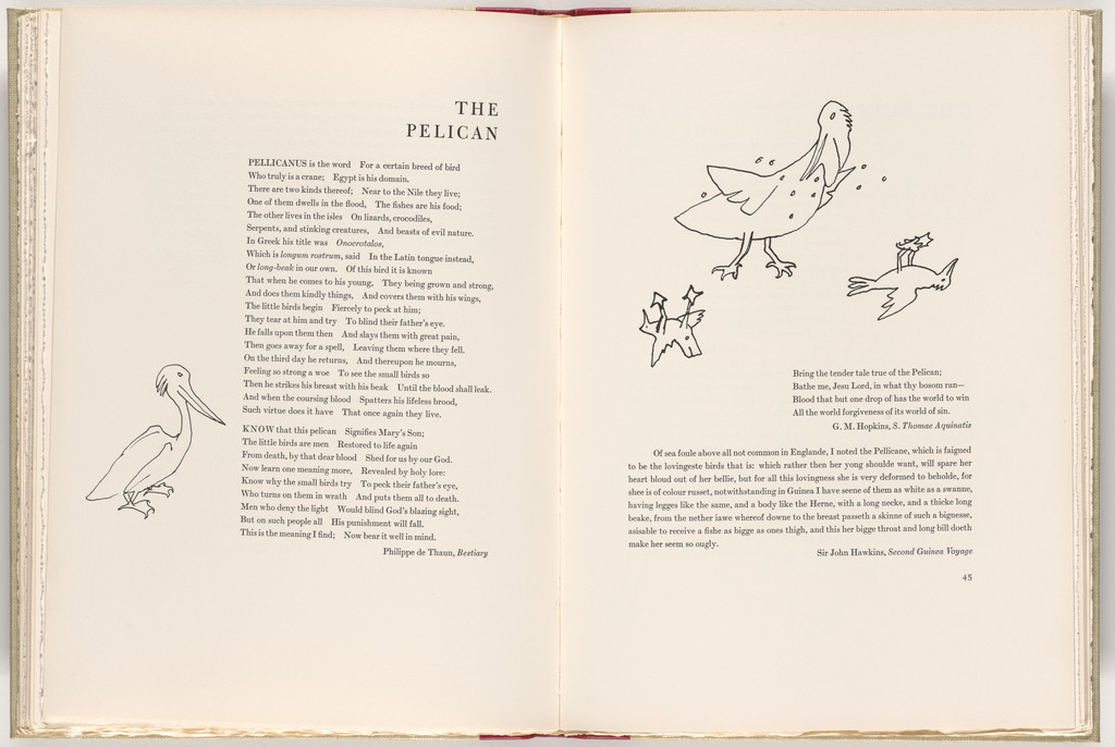 In-text plate (page 45) from A Bestiary