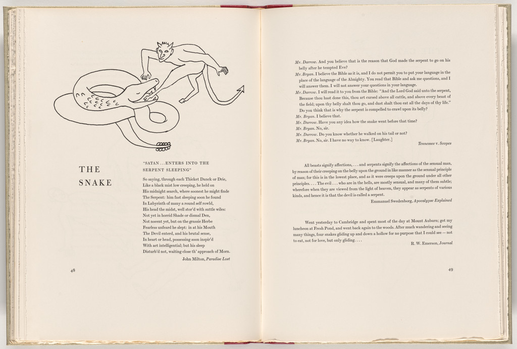 Headpiece (page 48) from A Bestiary