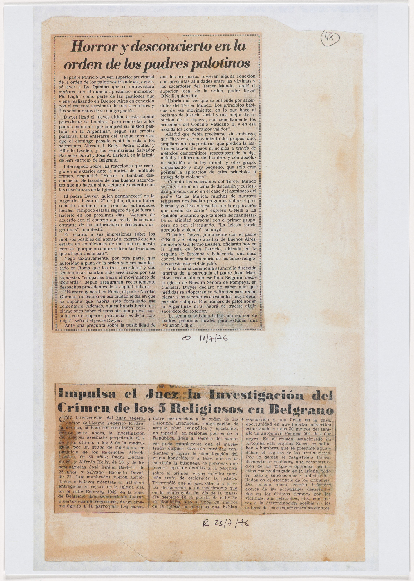 León Ferrari. Untitled from Nosotros no sabíamos (We Didn't Know)