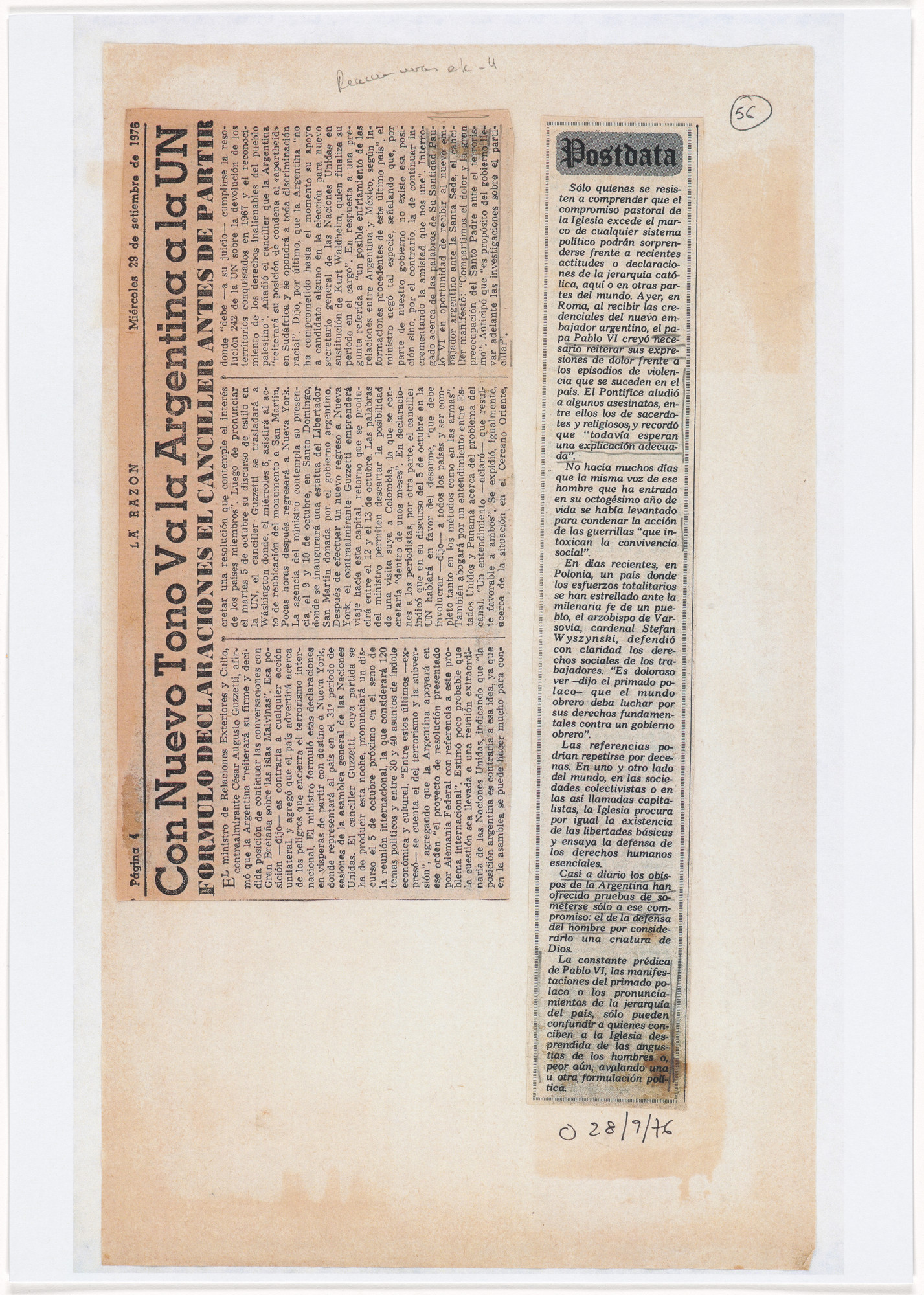 León Ferrari. Untitled from Nosotros no sabíamos (We Didn't Know)