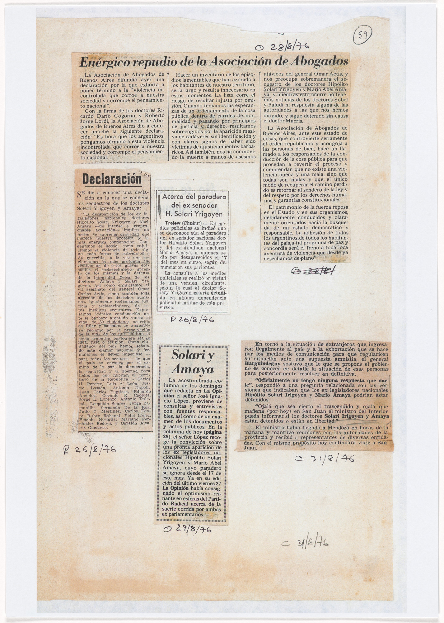 León Ferrari. Untitled from Nosotros no sabíamos (We Didn't Know)