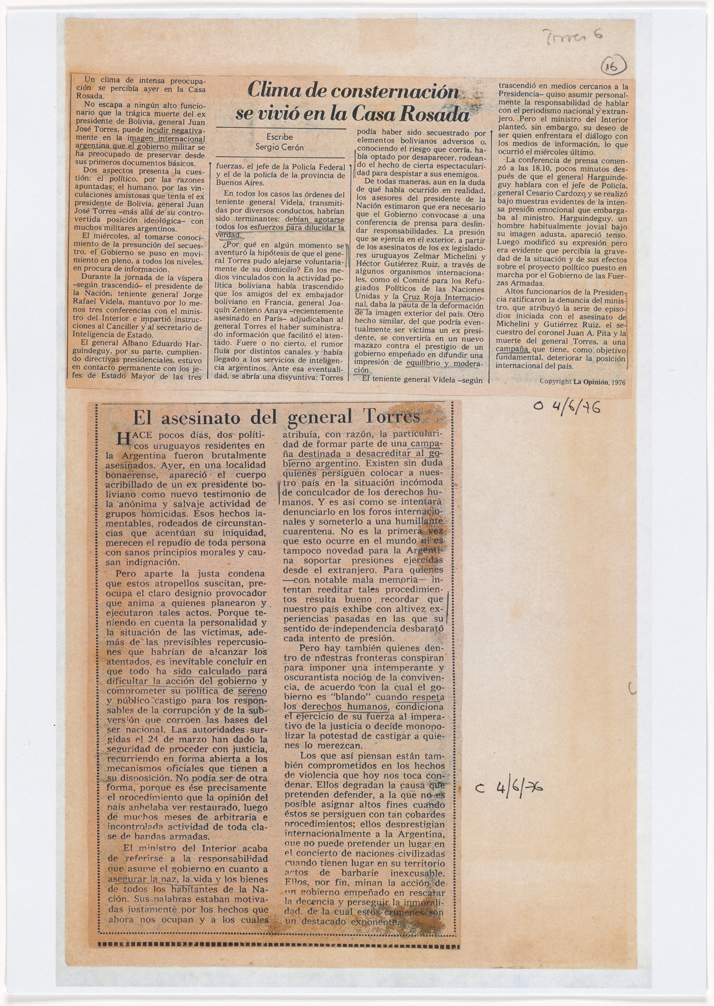 León Ferrari. Untitled from Nosotros no sabíamos (We Didn't Know)