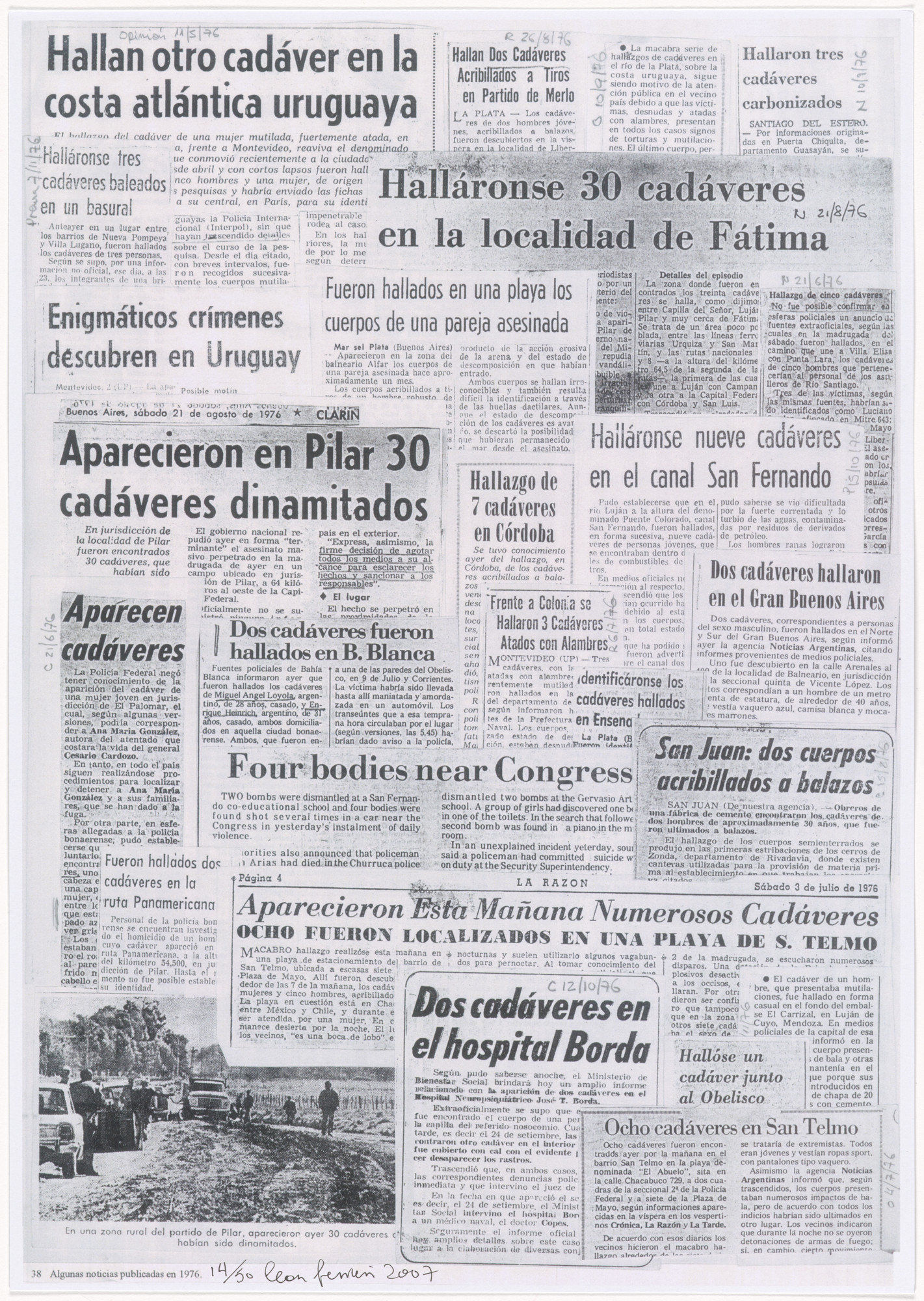 León Ferrari. Untitled from Nunca más ( Never Again )