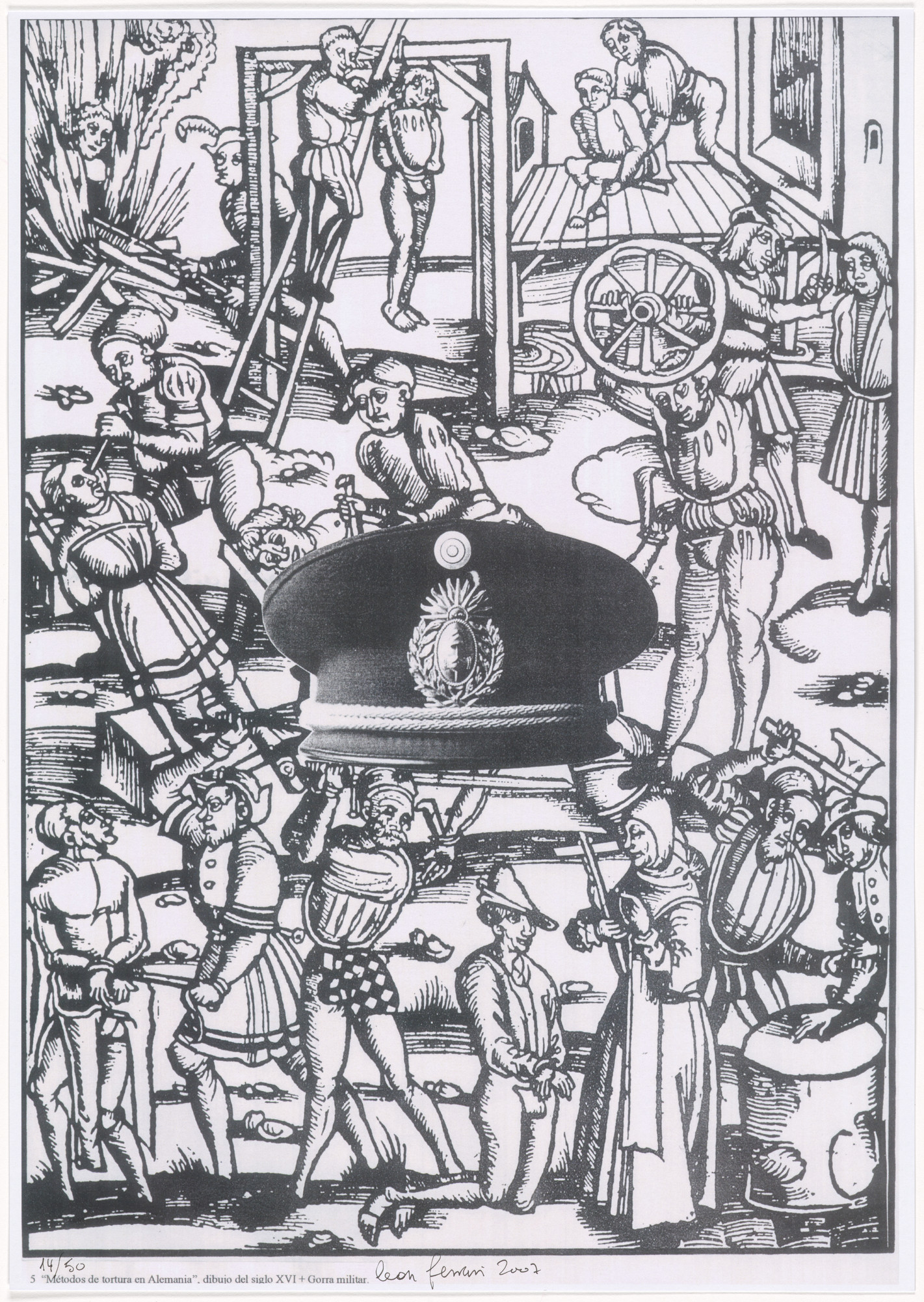 León Ferrari. Untitled from Nunca más ( Never Again )