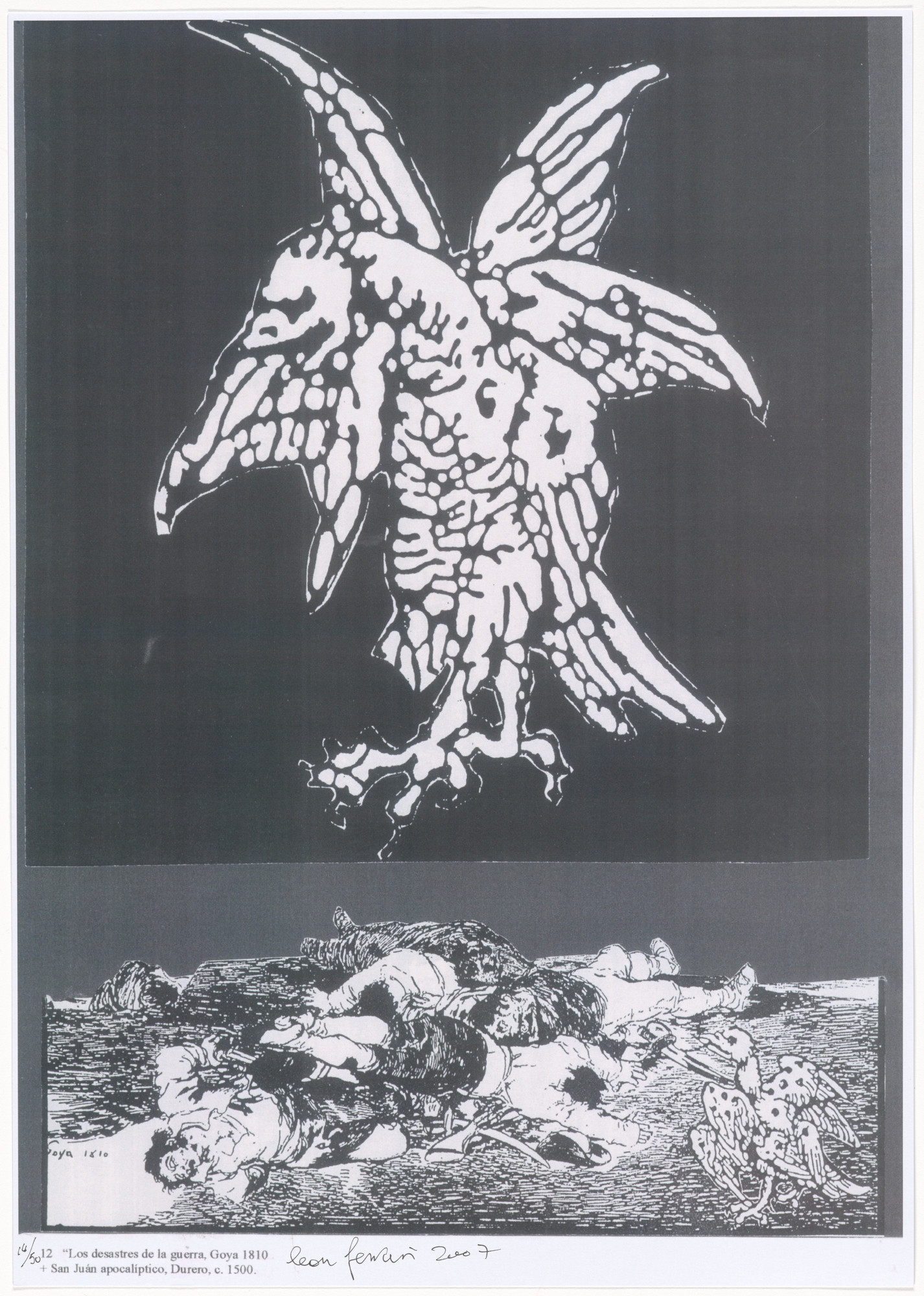León Ferrari. Untitled from Nunca más ( Never Again )