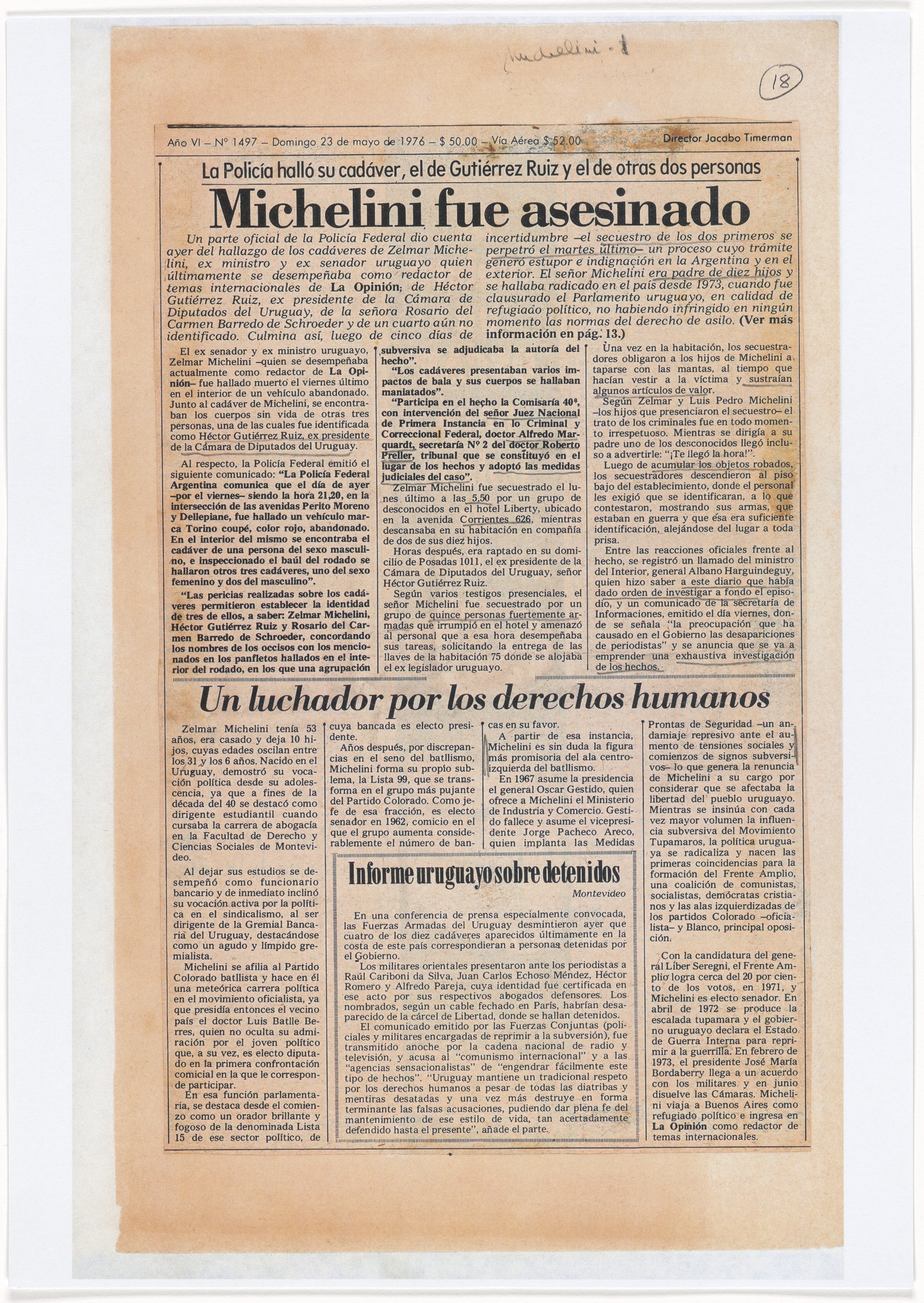 León Ferrari. Untitled from Nosotros no sabíamos (We Didn't Know)