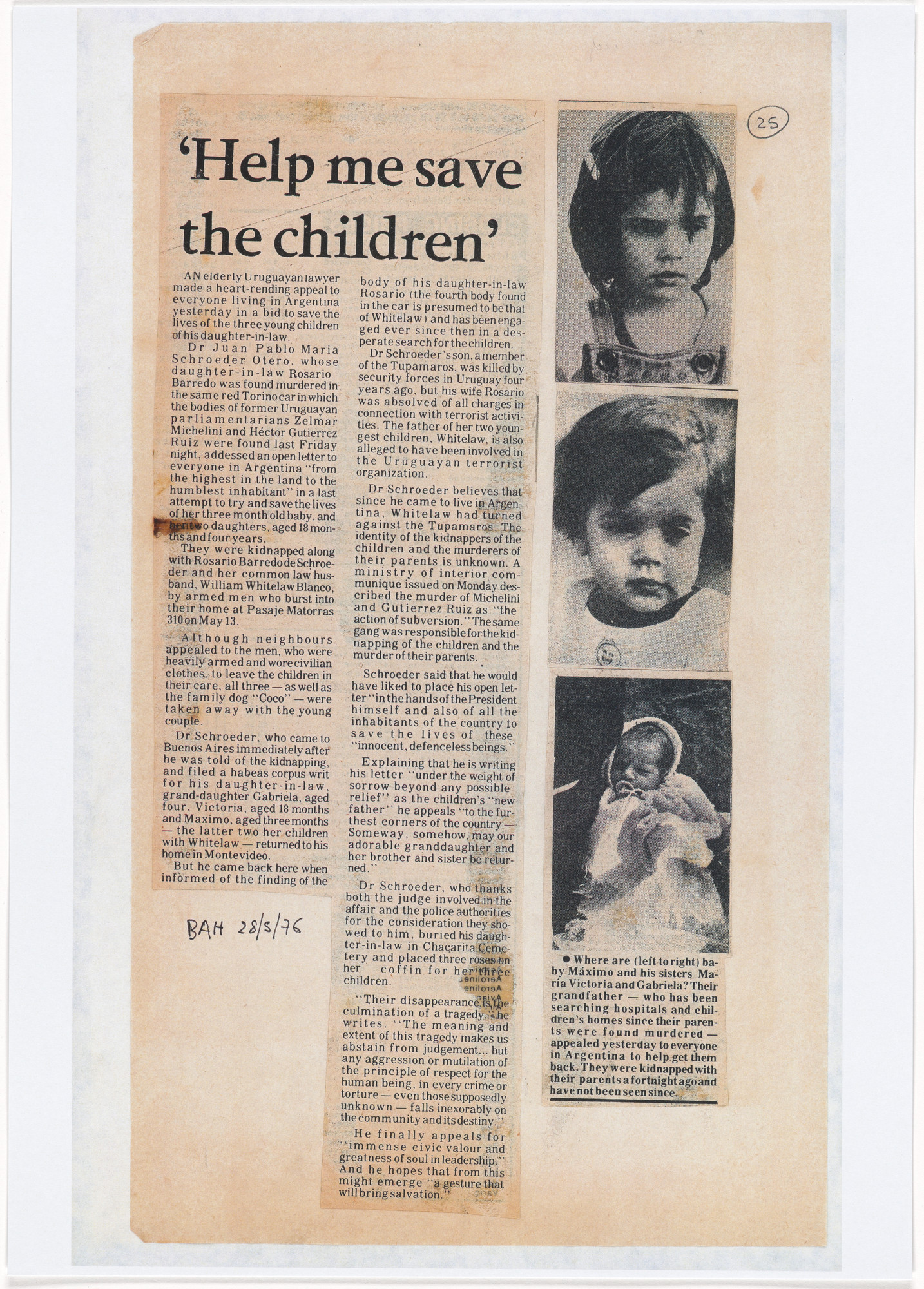 León Ferrari. Untitled from Nosotros no sabíamos (We Didn't Know)