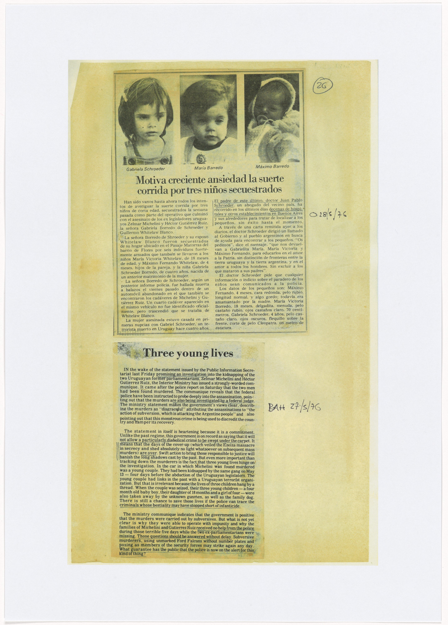León Ferrari. Untitled from Nosotros no sabíamos (We Didn't Know)