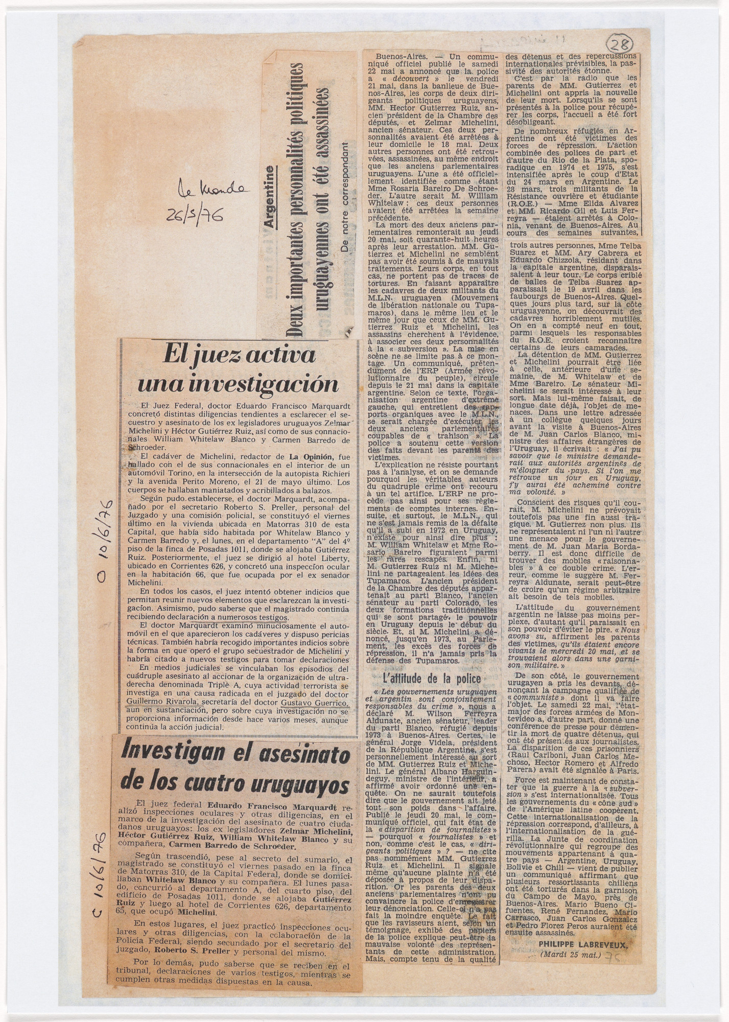León Ferrari. Untitled from Nosotros no sabíamos (We Didn't Know)