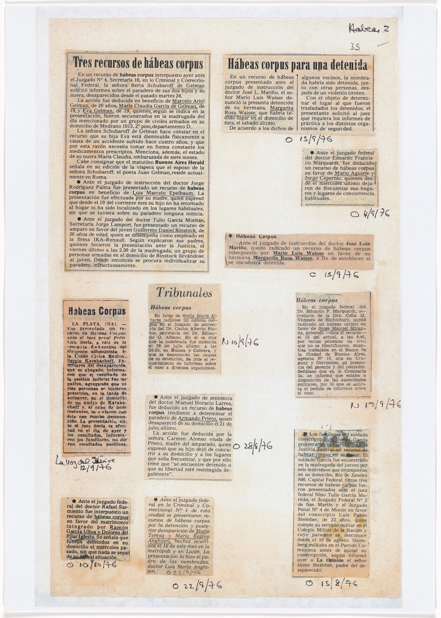 León Ferrari. Untitled from Nosotros no sabíamos (We Didn't Know)