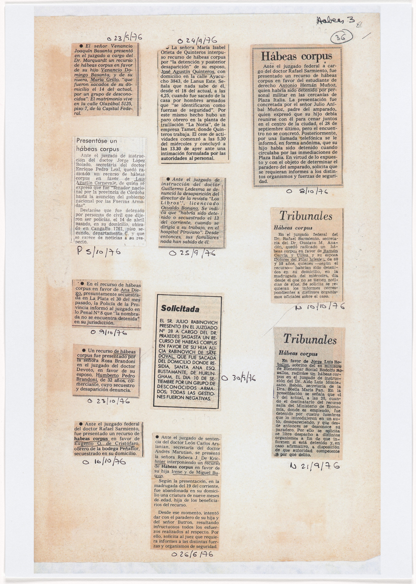 León Ferrari. Untitled from Nosotros no sabíamos (We Didn't Know)