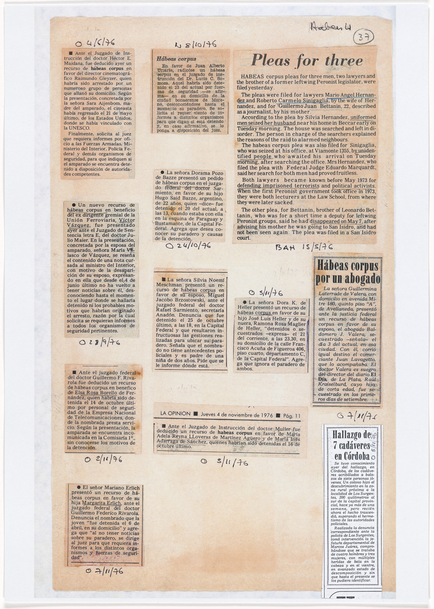 León Ferrari. Untitled from Nosotros no sabíamos (We Didn't Know)